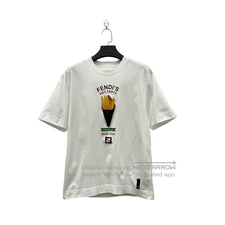 Fendi Fendi Fries embroidery short sleeve T-shirt Size US M / EU 48-50 / 2 - 2 Thumbnail