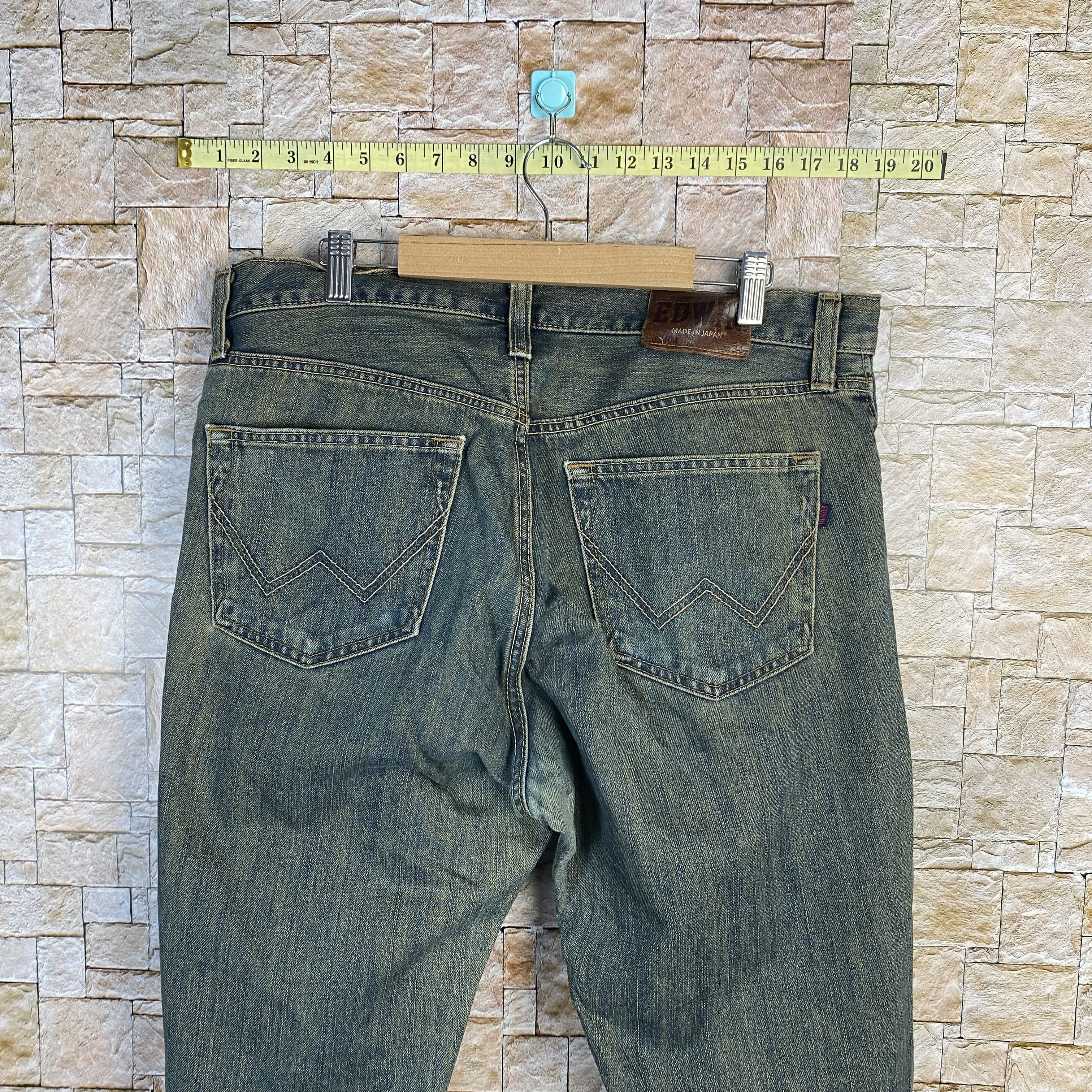 Edwin Edwin vintage Blue Denim Pants #7591 Size US 35 - 12 Thumbnail