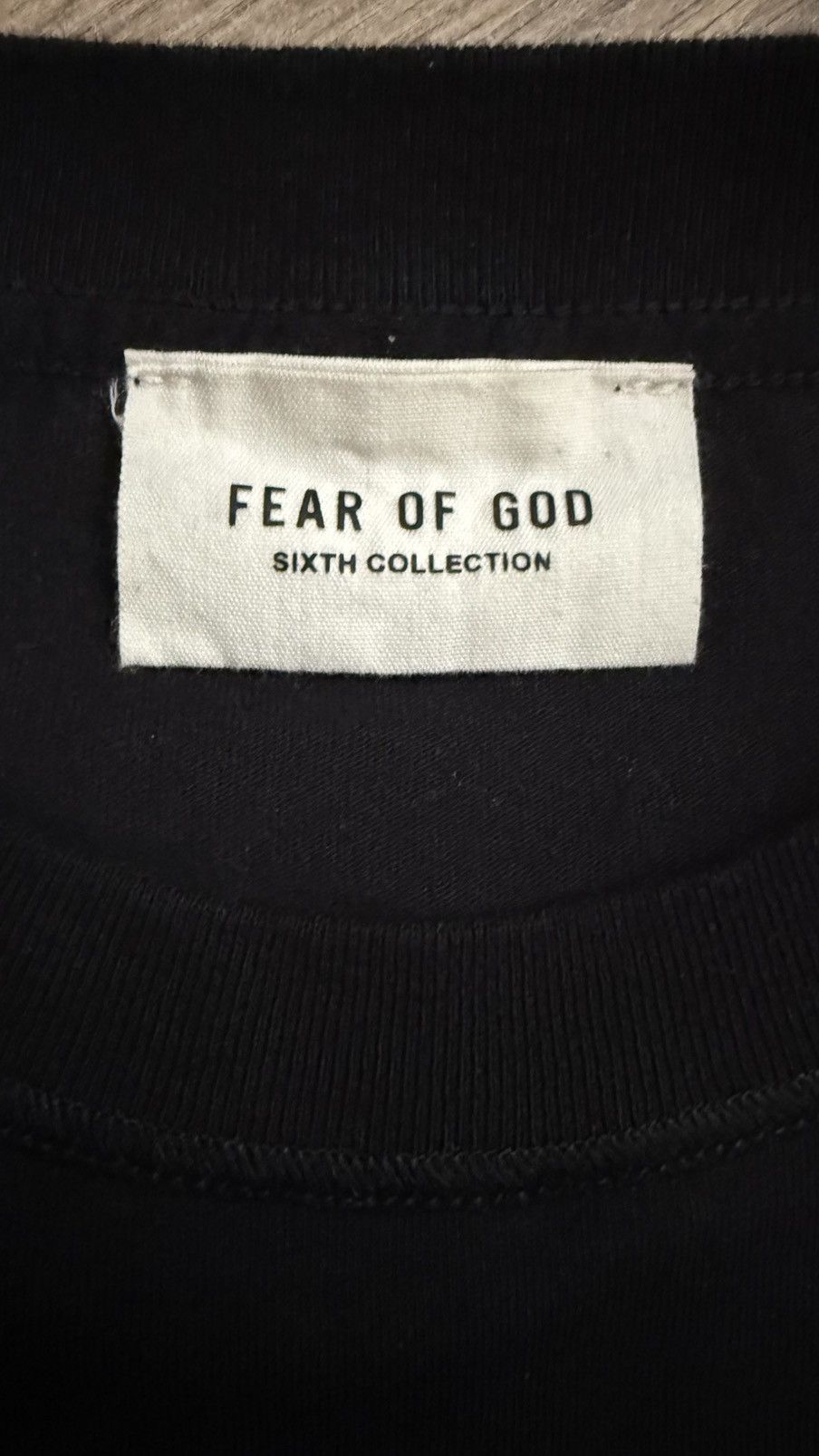 Fear of God FEAR OF GOD FG LOGO T SHIRT BLACK Size US M / EU 48-50 / 2 - 5 Thumbnail