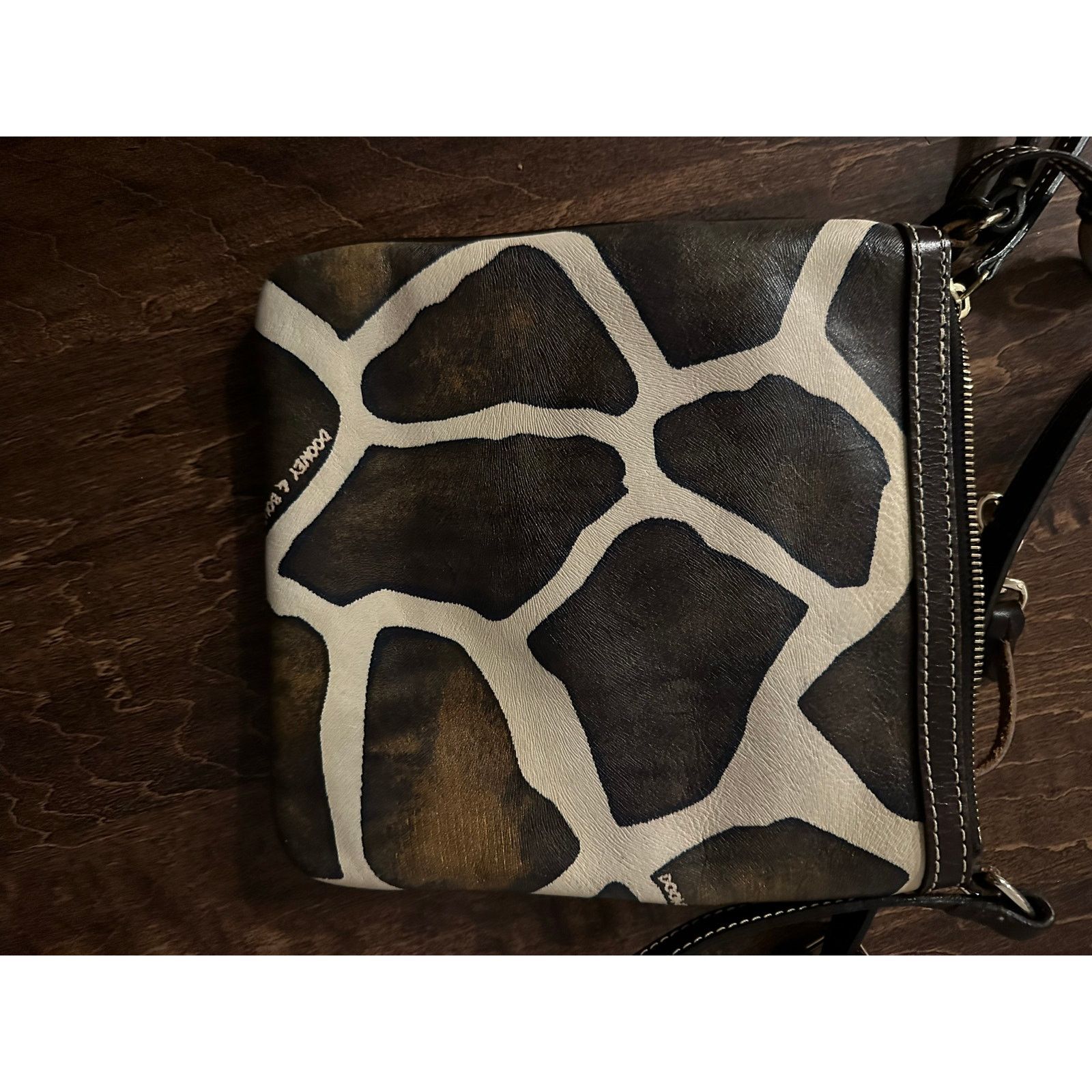 Dooney & Bourke Dooney & Bourke brown leather giraffe crossbody bag Size ONE SIZE - 4 Thumbnail