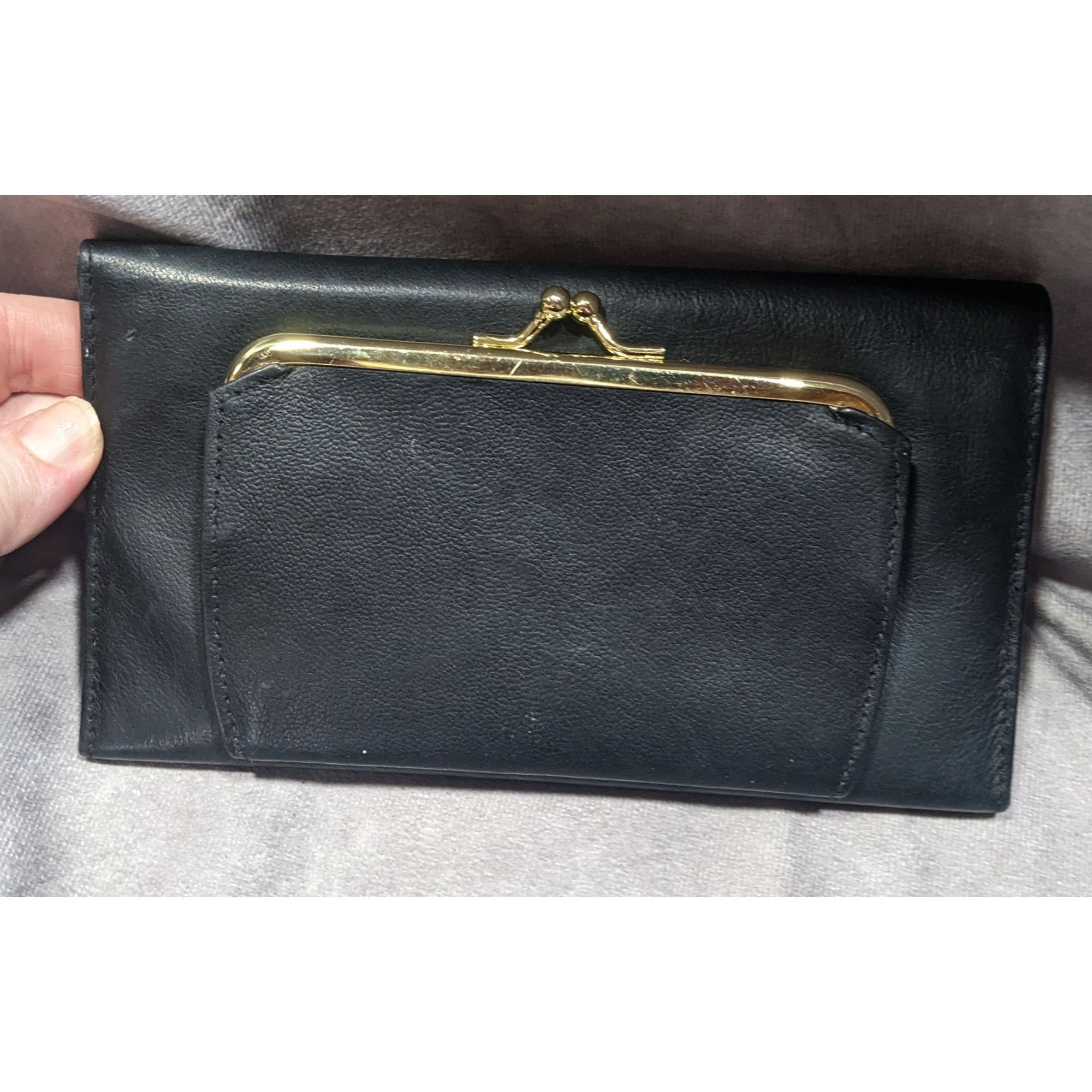 Other Vintage Buxton Leather Black Wallet With Attached Coin Pouch Size ONE SIZE - 13 Thumbnail