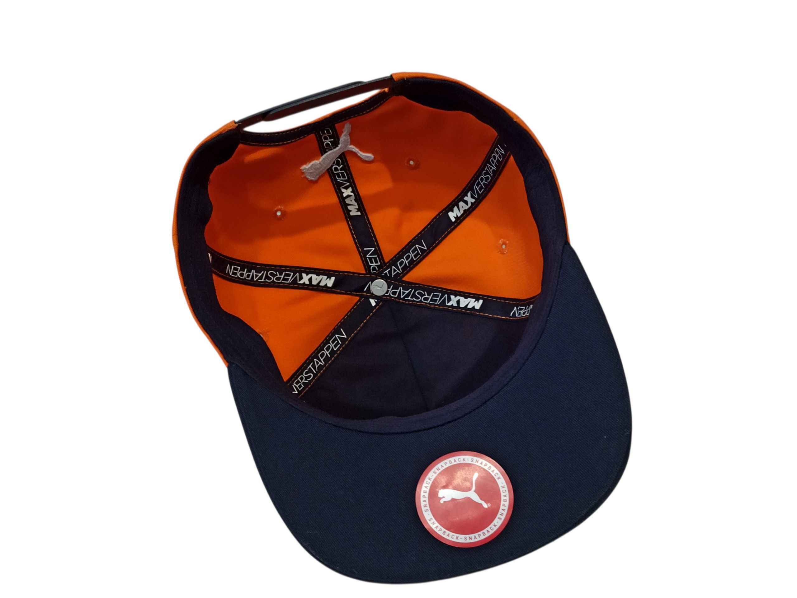 Puma × Red Bull Max Verstappen 33 Red Bull Racing F1 Puma Cap Orange Size ONE SIZE - 4 Thumbnail