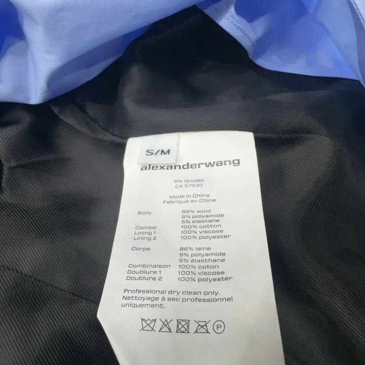Alexander Wang Alexander Wang Black Long Sleeve Jacket with Logo - Size S / US 4 / IT 40 - 6 Thumbnail
