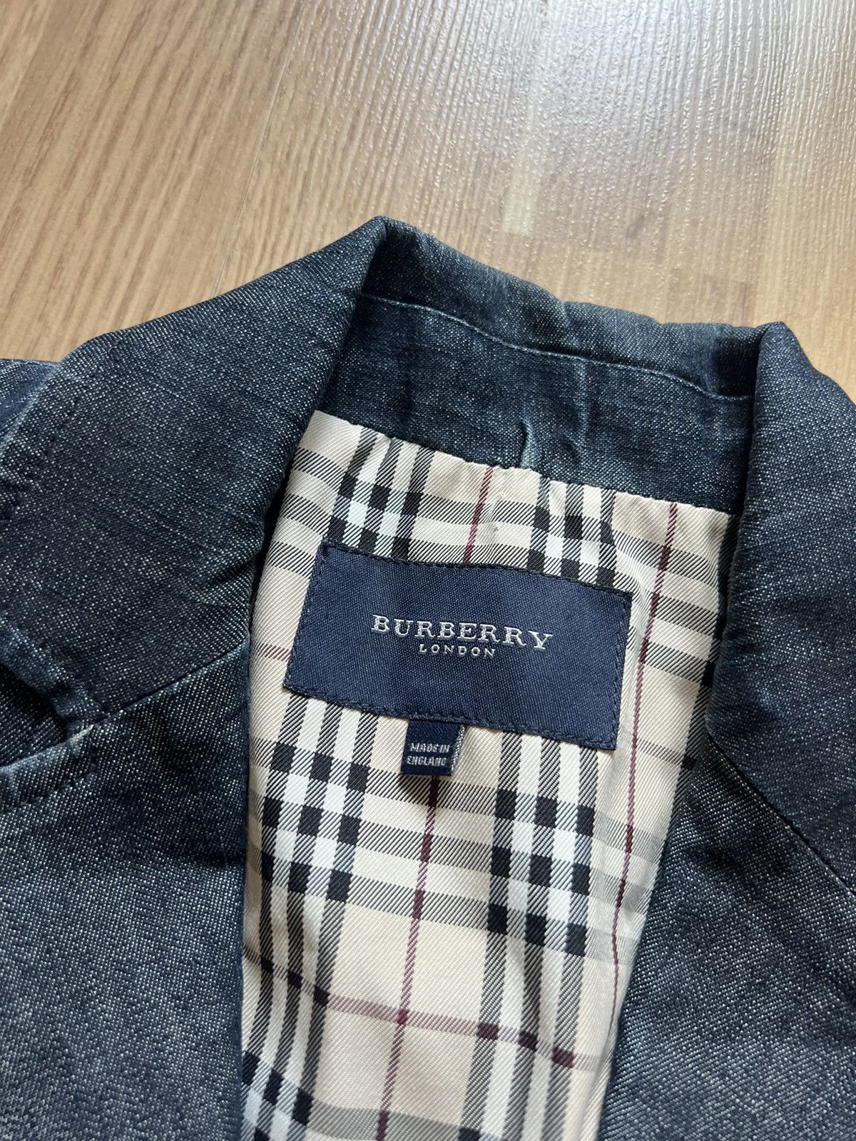 Burberry × Vintage Burberry vintage blazer plaid women avant garde 90s Size M / US 6-8 / IT 42-44 - 5 Thumbnail