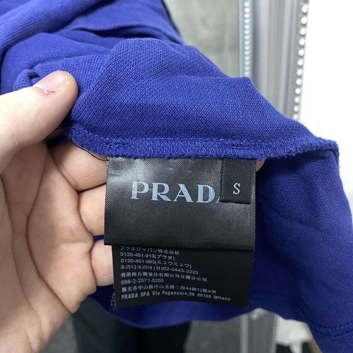 Prada Vintage Prada Polo Shirt Luxury Rare Size US S / EU 44-46 / 1 - 7 Thumbnail