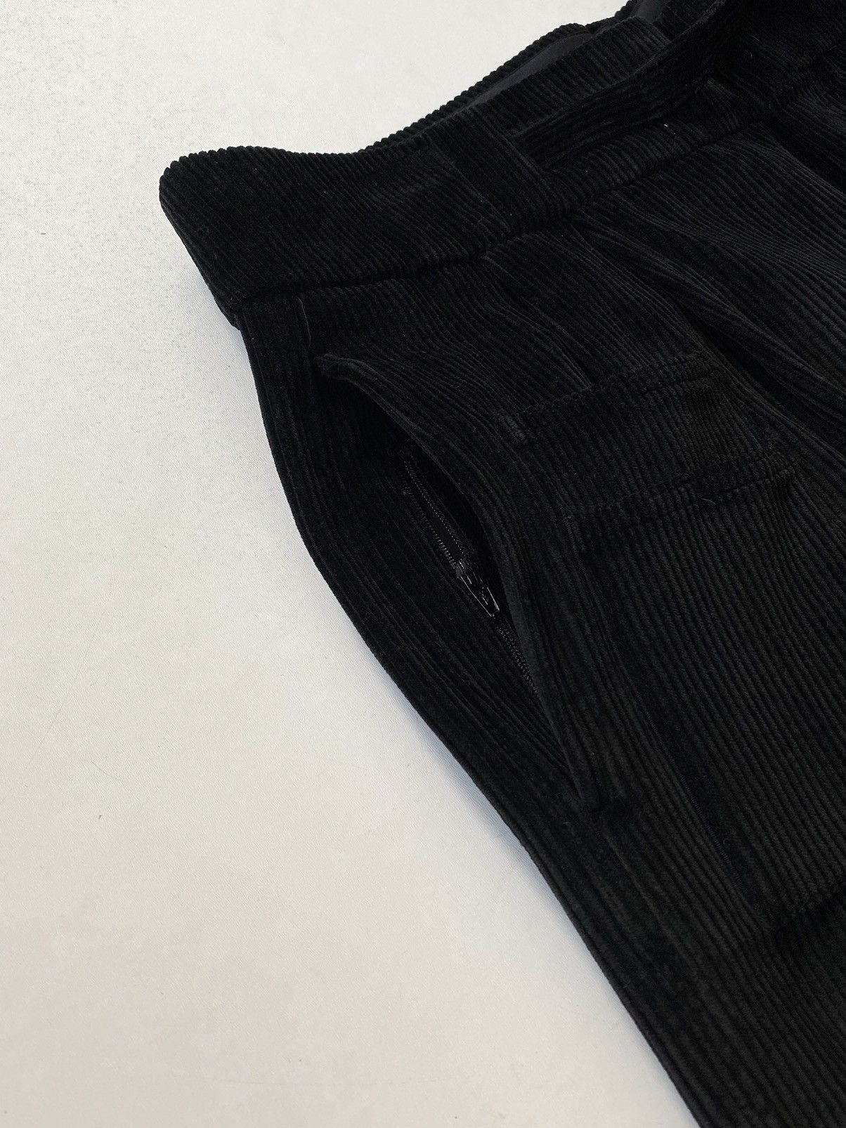 Neil Barrett Neil Barrett Wide Leg High Waist Corduroy Pleated Trousers Size US 35 - 8 Thumbnail