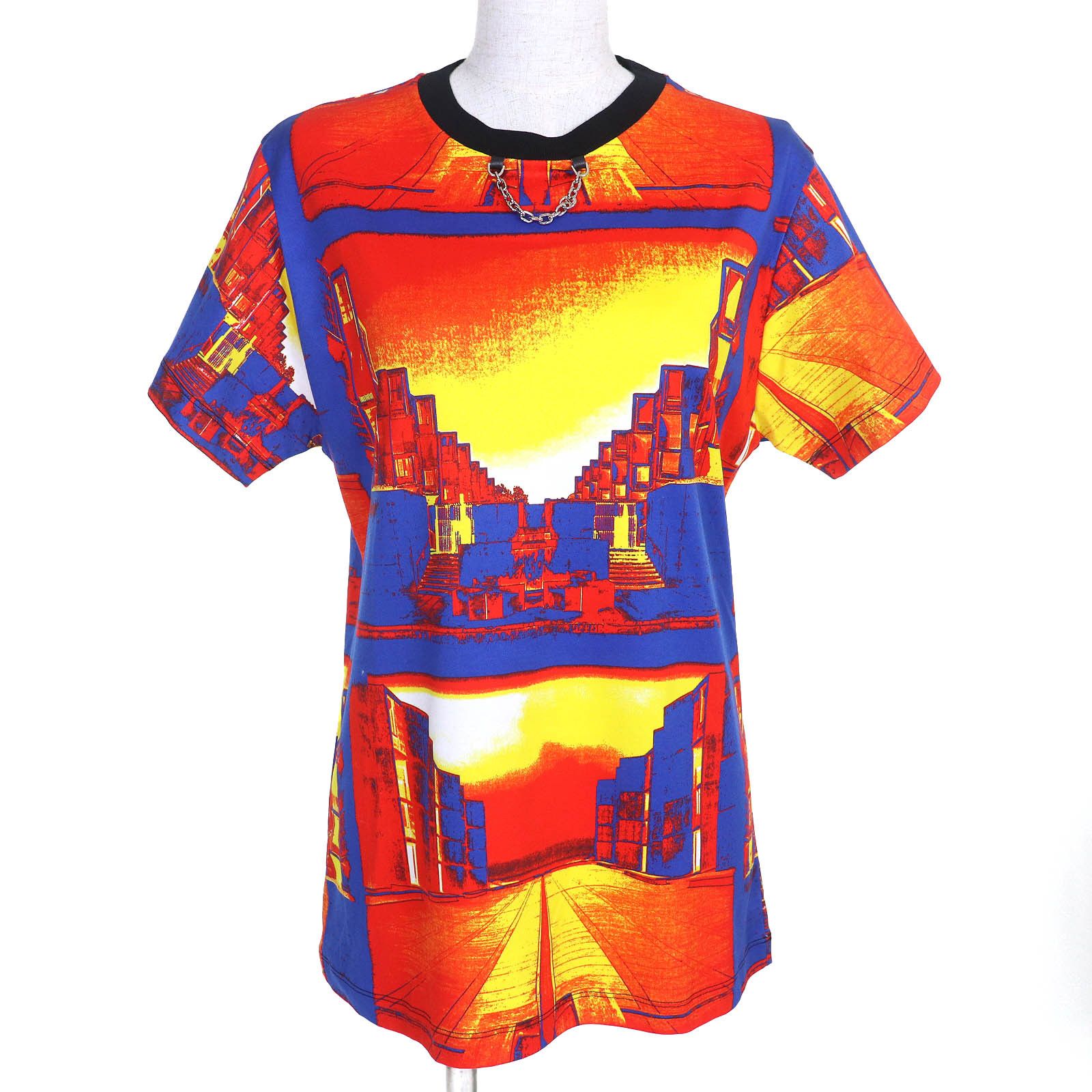 Louis Vuitton Louis Vuitton Louis Vuitton City Print LVChain T-shirt Cotton T-Shirts DUTY FREE for USA Size ONE SIZE - 1 Thumbnail