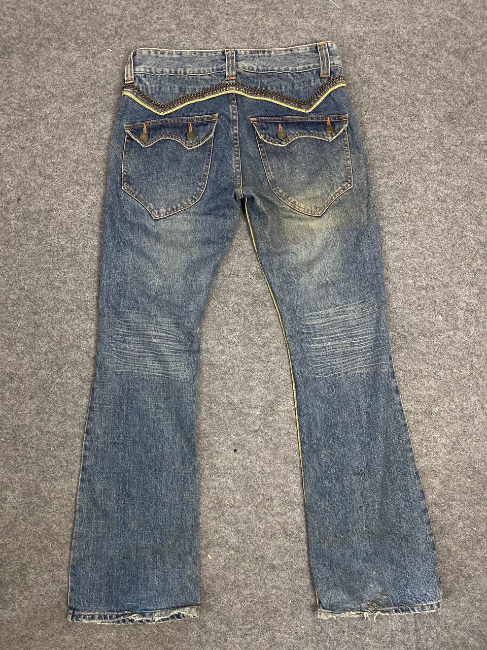 vintage jackrose japanese brands bootcut flare denim