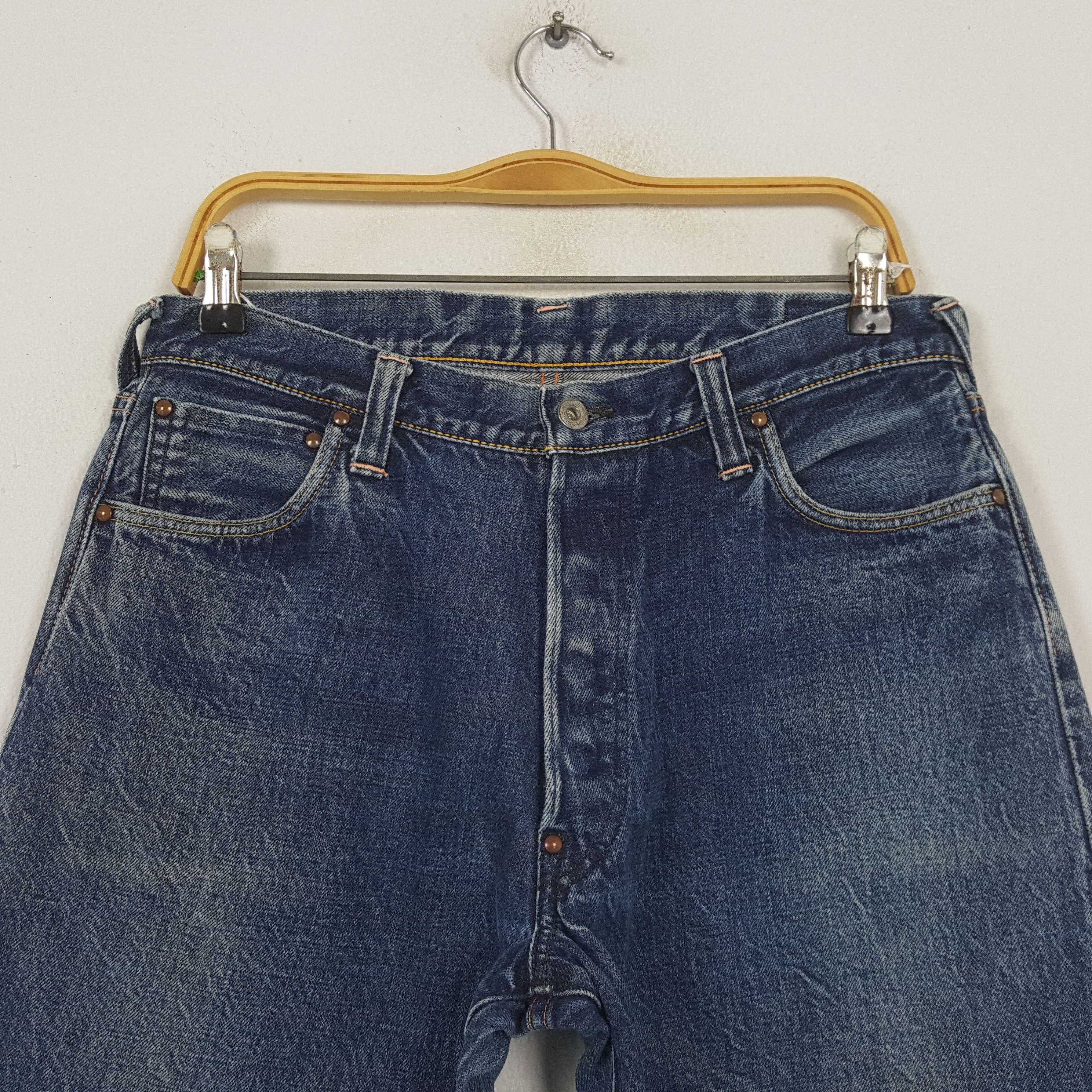 Evisu Vintage Evisu Japanese Brand Daicock Custom Jeans RR9 Size US 32 / EU 48 - 5 Thumbnail