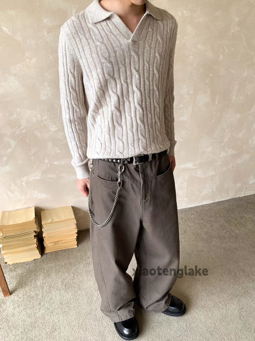 Vintage xtl Balenciaga rickowens style loose baggy cargo pants Size US 28 / EU 44 - 3 Thumbnail