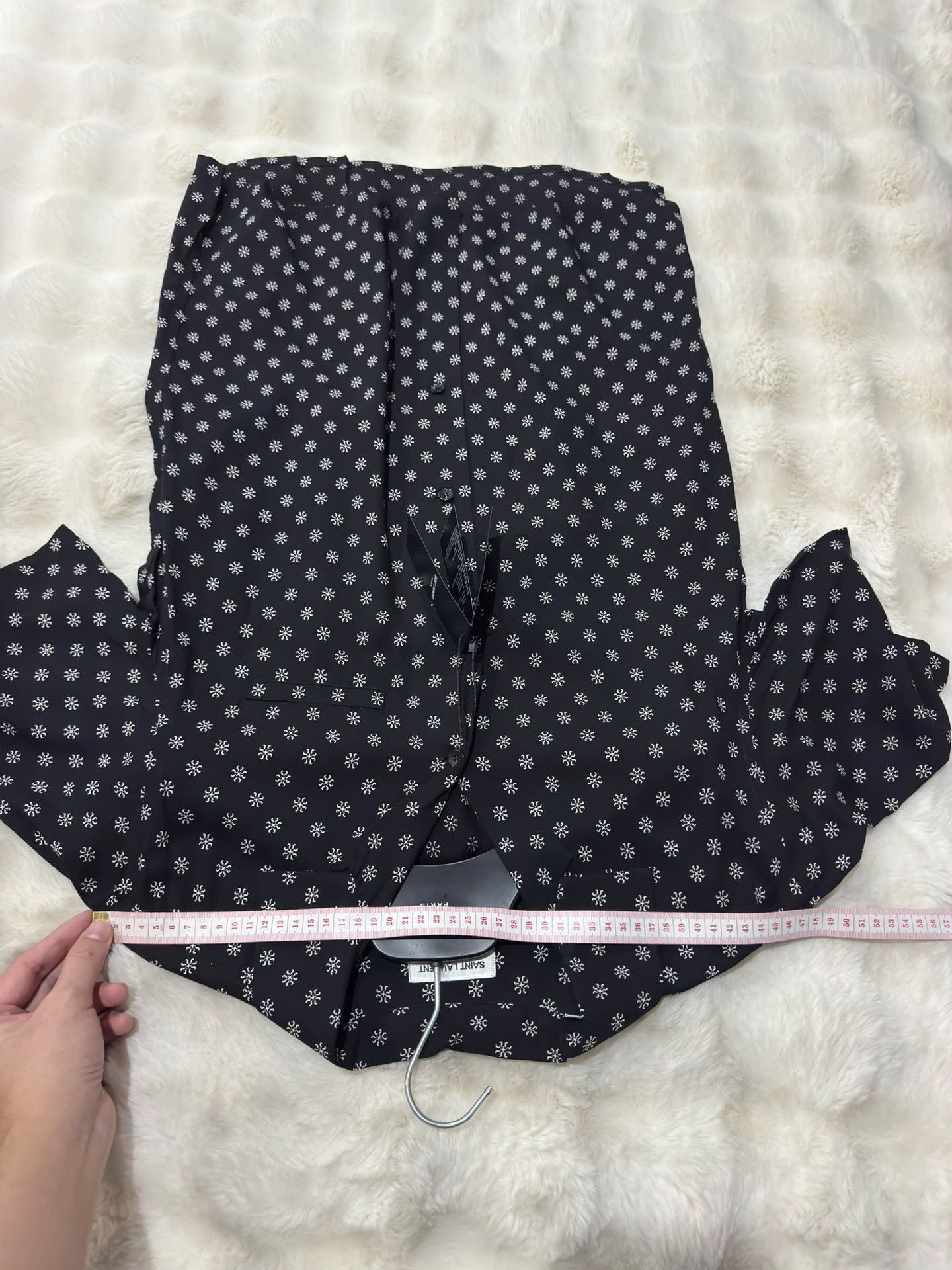 Saint Laurent Paris Saint Laurent SLP brand new snowflake shark collar shirt, Size US S / EU 44-46 / 1 - 2 Thumbnail
