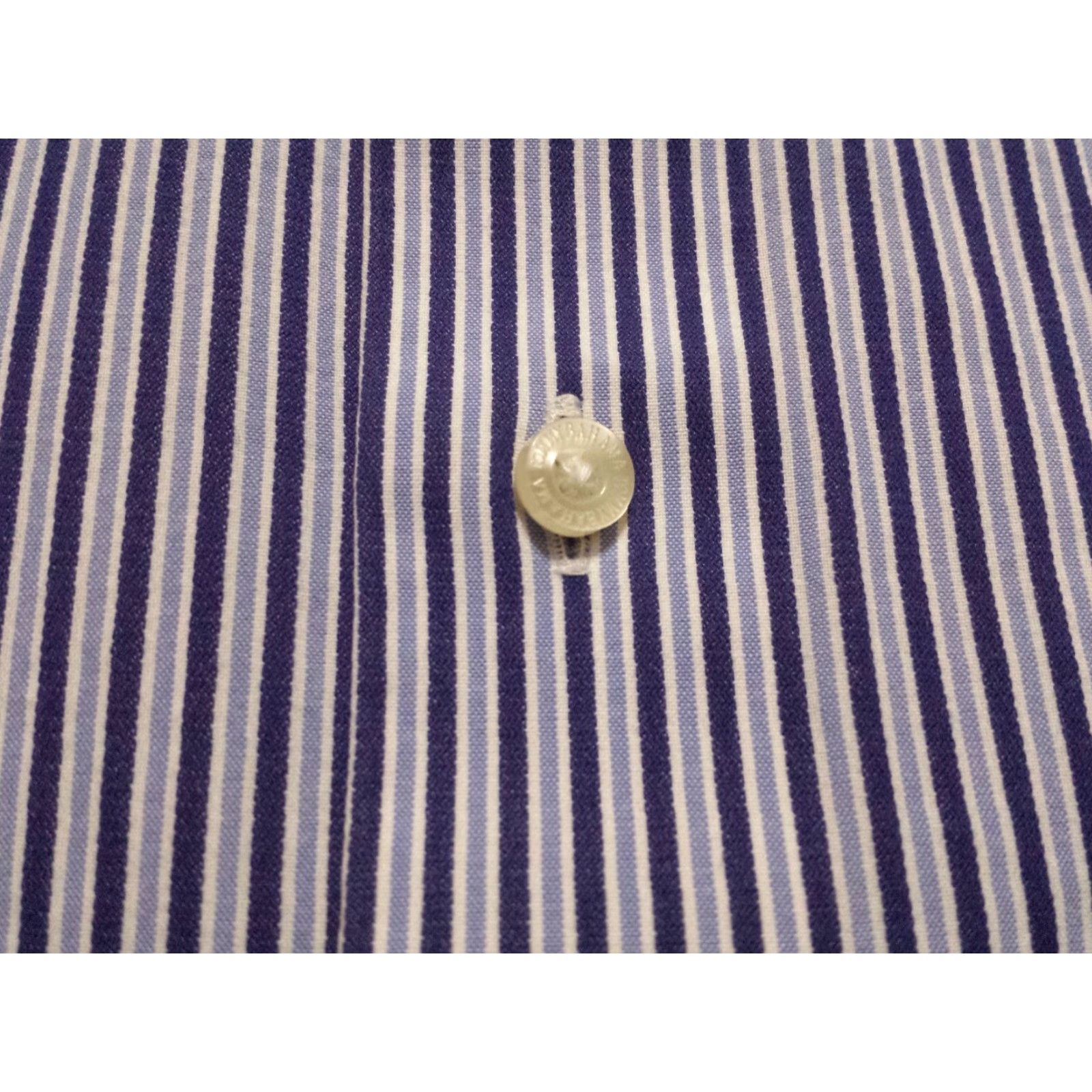 Tommy Bahama Tommy Bahama Mens Shirt 15.5 Long Sleeve Button-Front Blue Striped Cotton Dress Shirt Mens Size US L / EU 52-54 / 3 - 4 Thumbnail