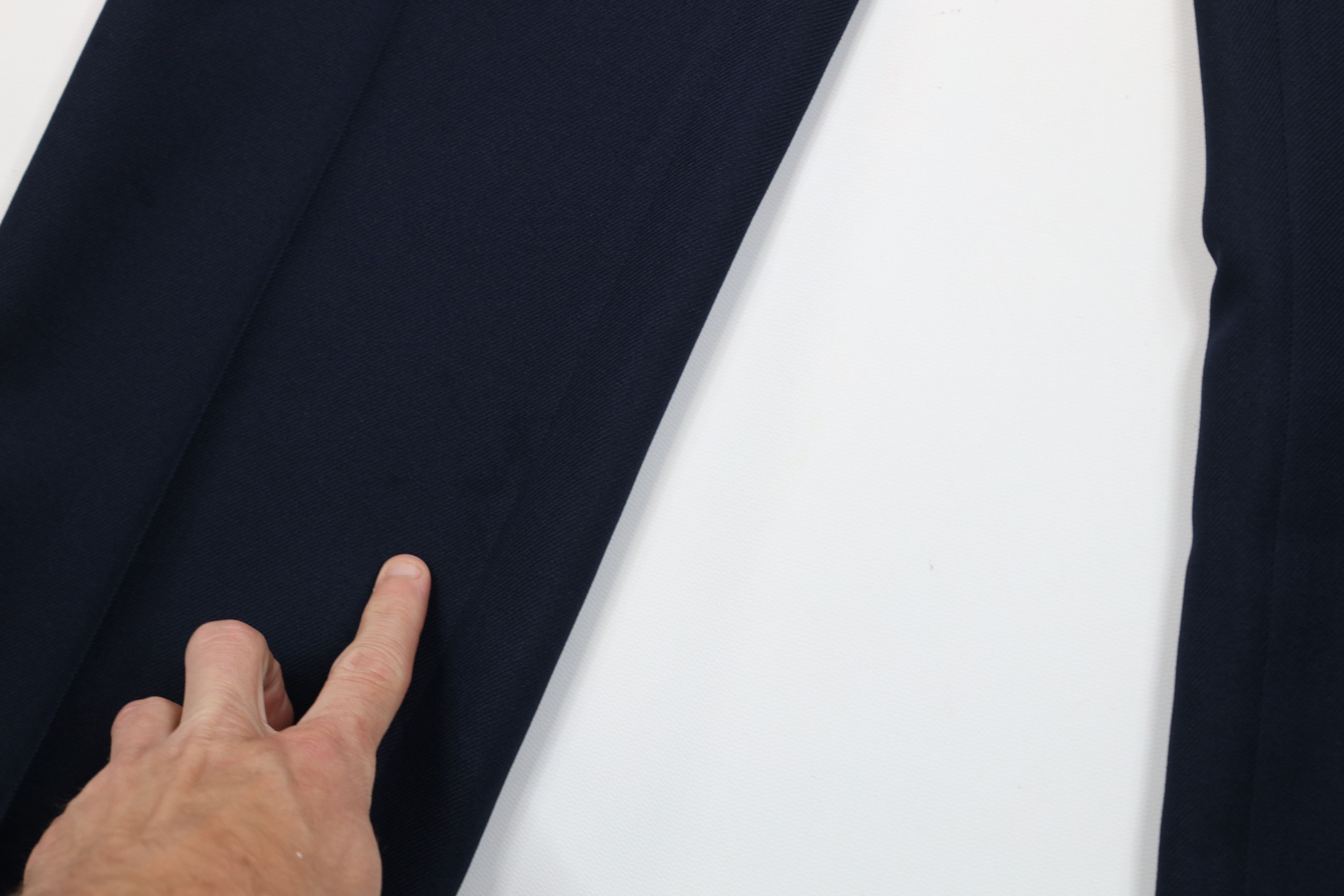 Vintage Vintage 70s Streetwear Wide Leg Chino Pants Navy Blue USA Size US 32 / EU 48 - 6 Thumbnail
