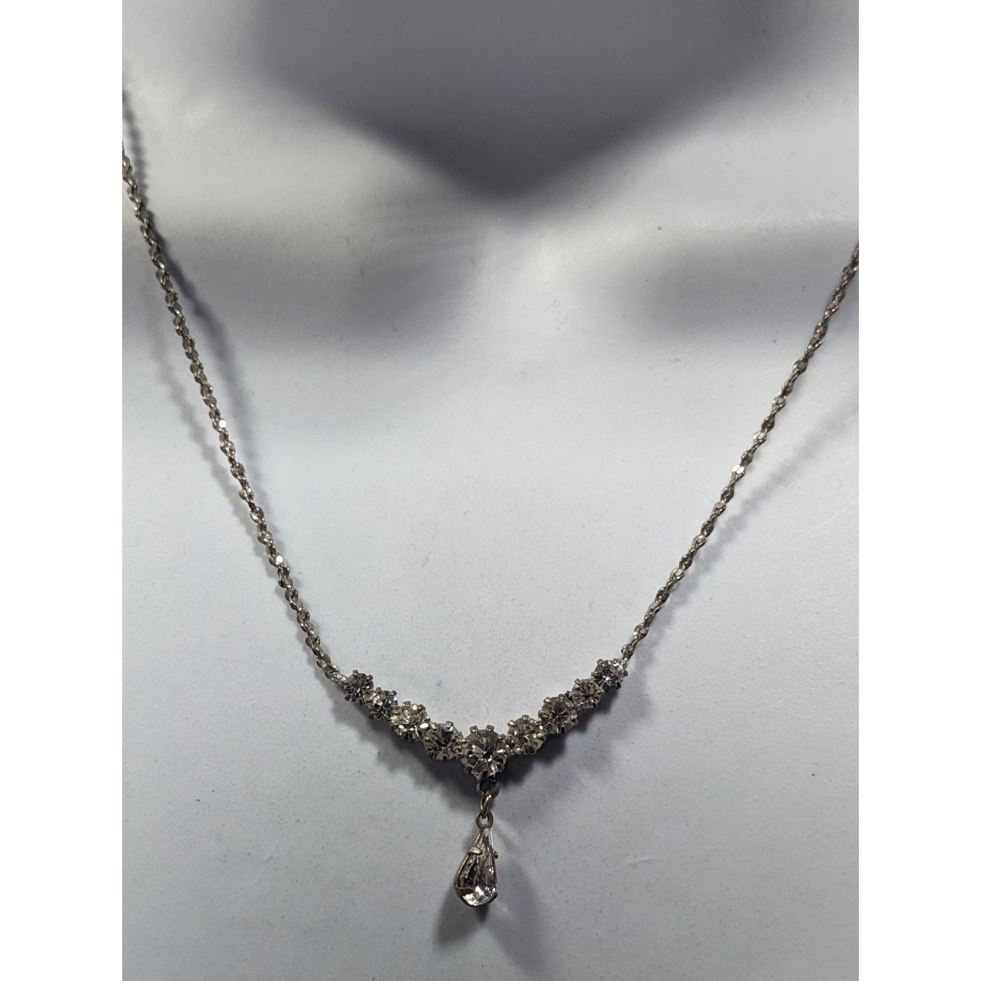 Other Claires Y2K Rhinestone Glam Prom Necklace Size ONE SIZE - 4 Thumbnail