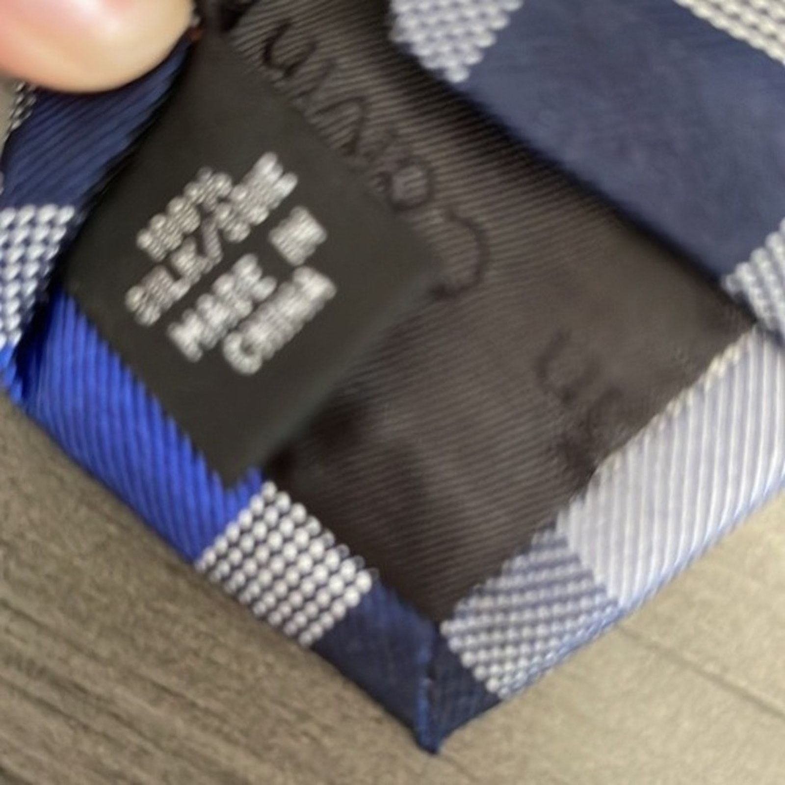 Calvin Klein Calvin Klein Neck Tie Mens Plaid Silk Formal Business Casual Size ONE SIZE - 2 Thumbnail