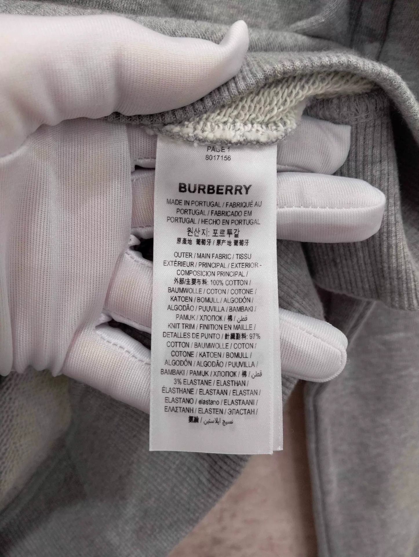 Burberry Burberry Logo Print Hoodie Women's Gray XS Size XS / US 0-2 / IT 36-38 - 6 Thumbnail