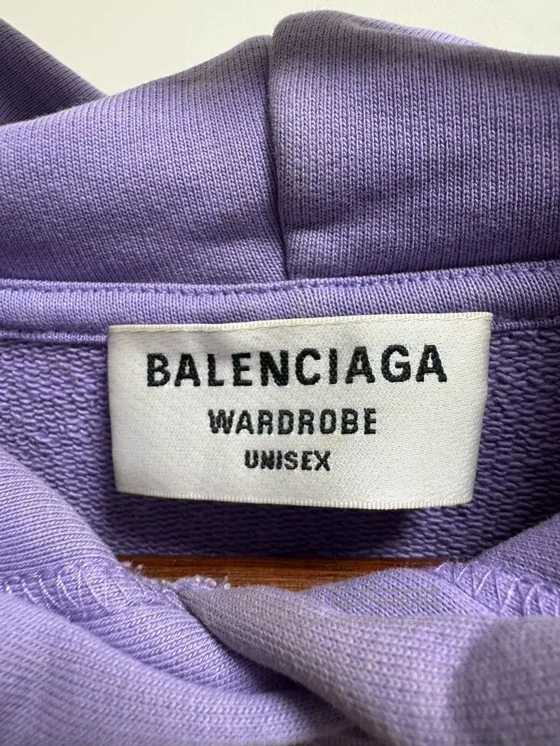 Balenciaga Balenciaga Purple Coke Hooded Sweatshirt Size US M / EU 48-50 / 2 - 4 Thumbnail