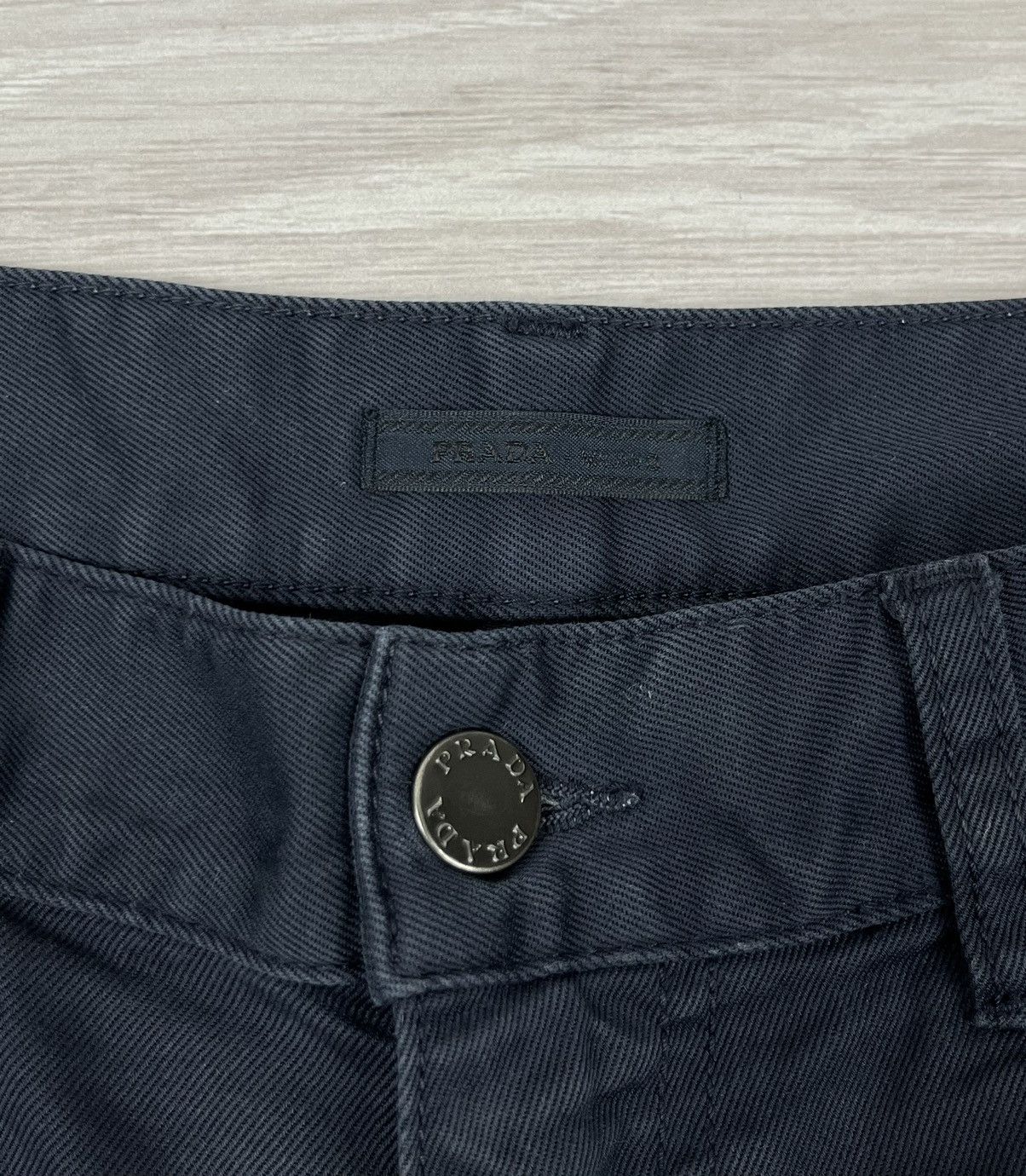 Prada Prada Blue Navy Straight Denim Pants 31 size Size US 31 - 8 Thumbnail