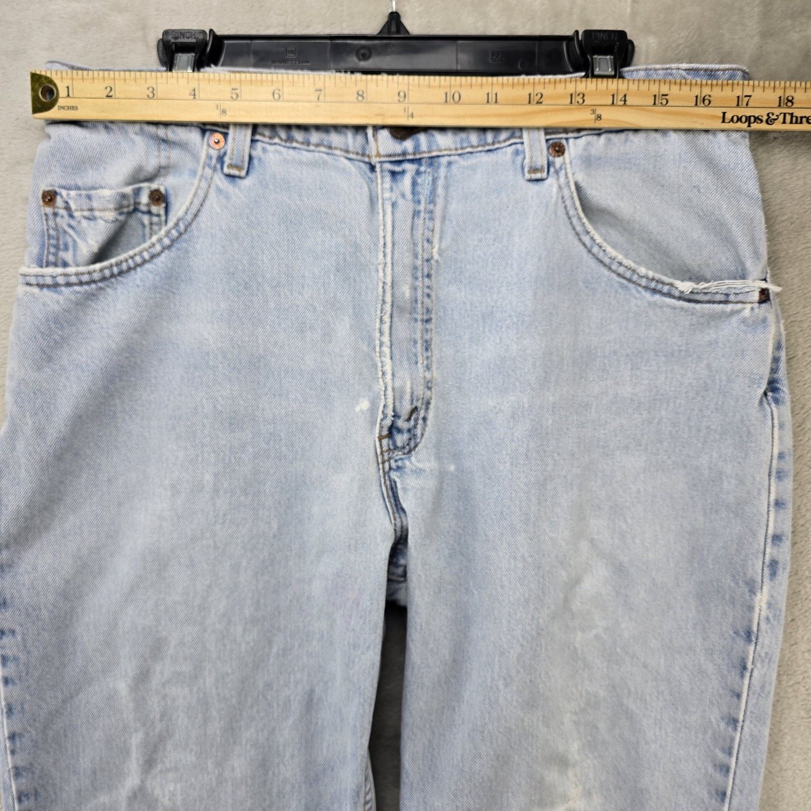 Levi's Vtg Levis 560 Jeans 36x30 (Fits 34x29) Tapered Leg 90s USA Size US 34 / EU 50 - 16 Thumbnail