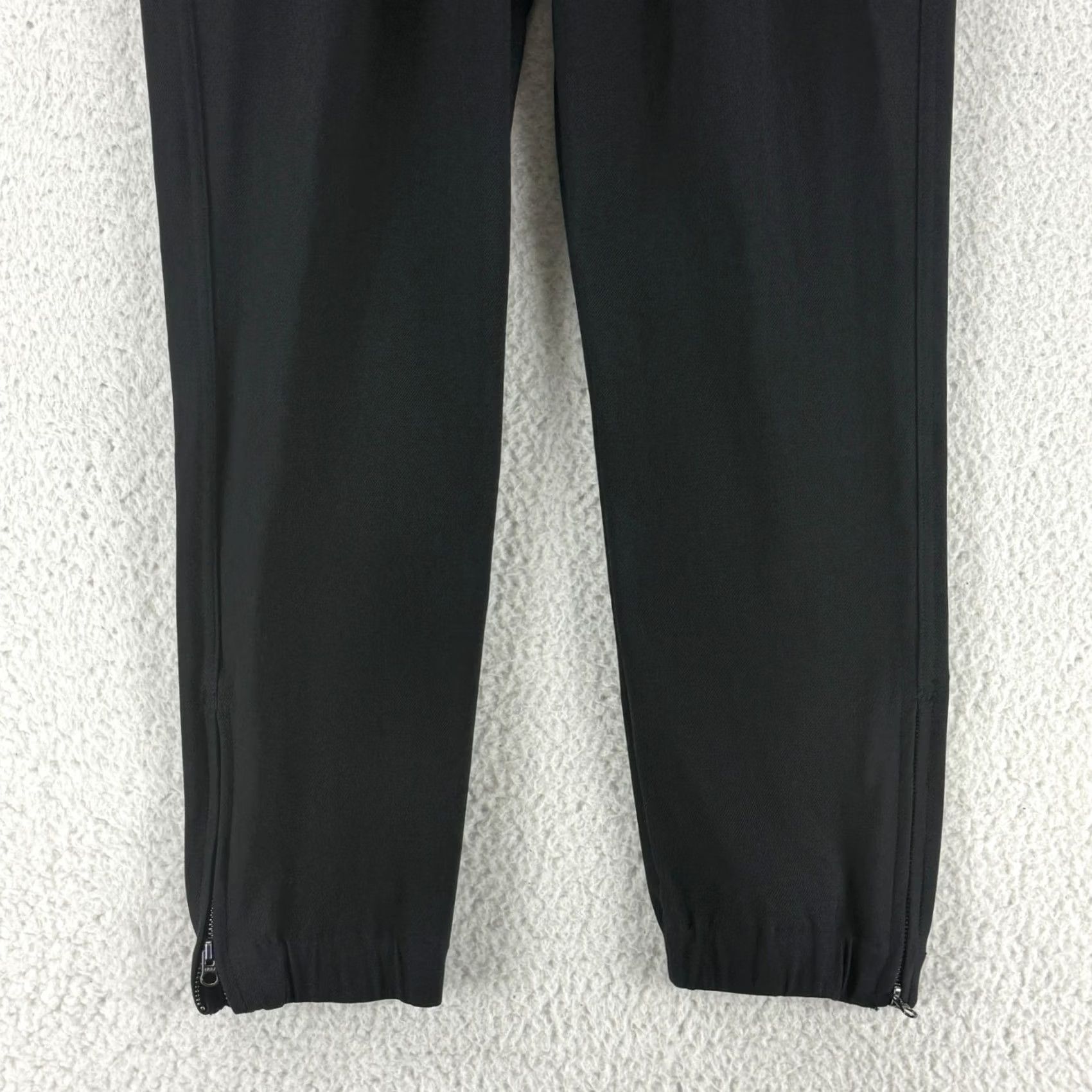 Vintage Lorna Jane Jogger Pants Womens XS Black Drawstring Ankle Zip Activewear Gym Pants Size 26" / US 2 / IT 38 - 3 Thumbnail