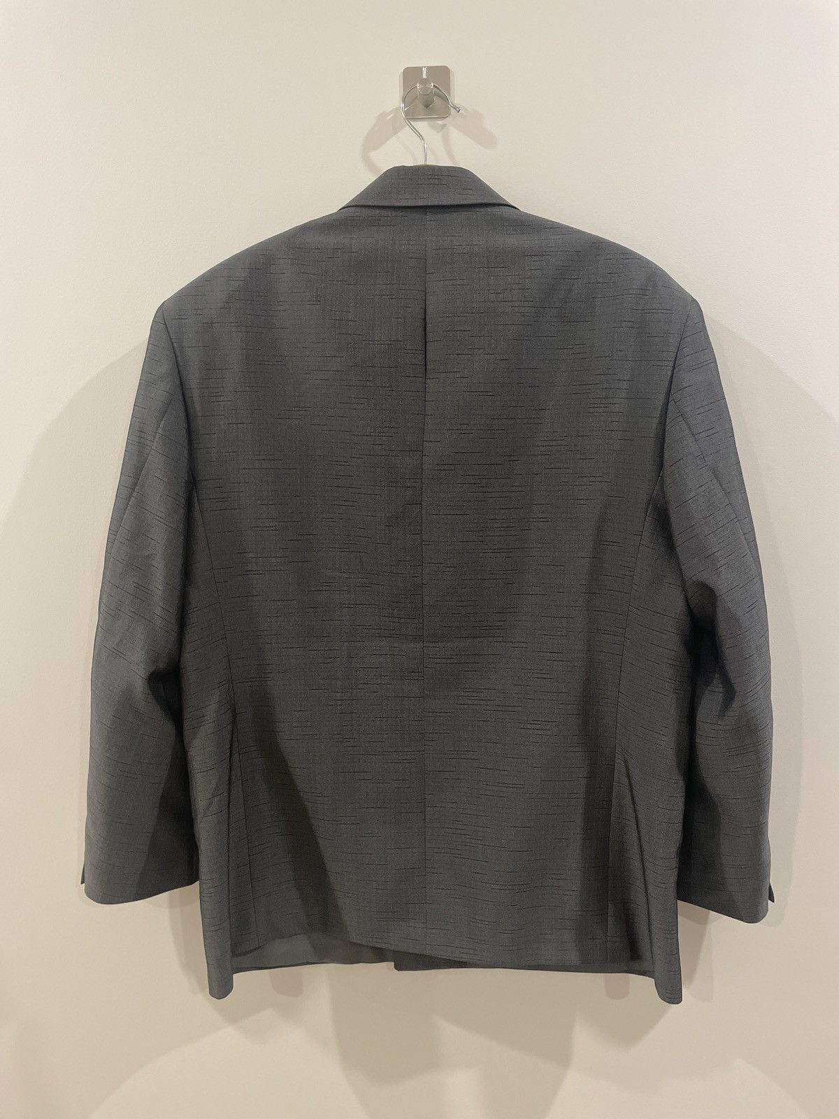 Vintage Rare vintage grey textured blazer Size 48R - 6 Thumbnail