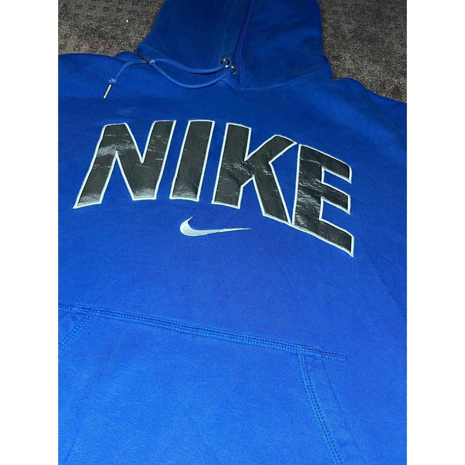 Nike 👟 Nike Big Letter Arch Logo Hoodie – With Size L Size US L / EU 52-54 / 3 - 3 Thumbnail