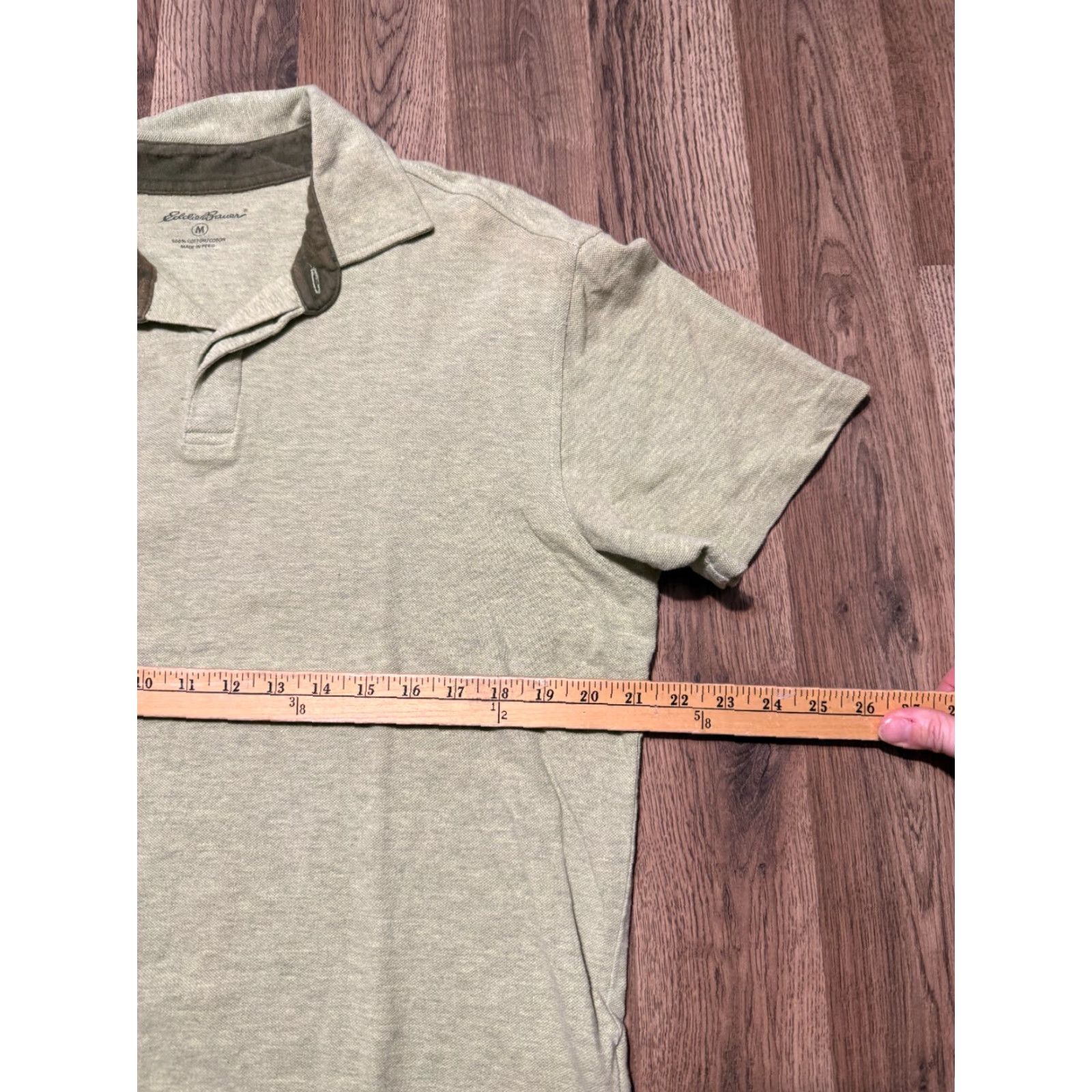 Eddie Bauer Eddie Bauer Shirt Polo Short Sleeve Men's Size M Green Casual Regular Modern 90s? Size US M / EU 48-50 / 2 - 6 Thumbnail