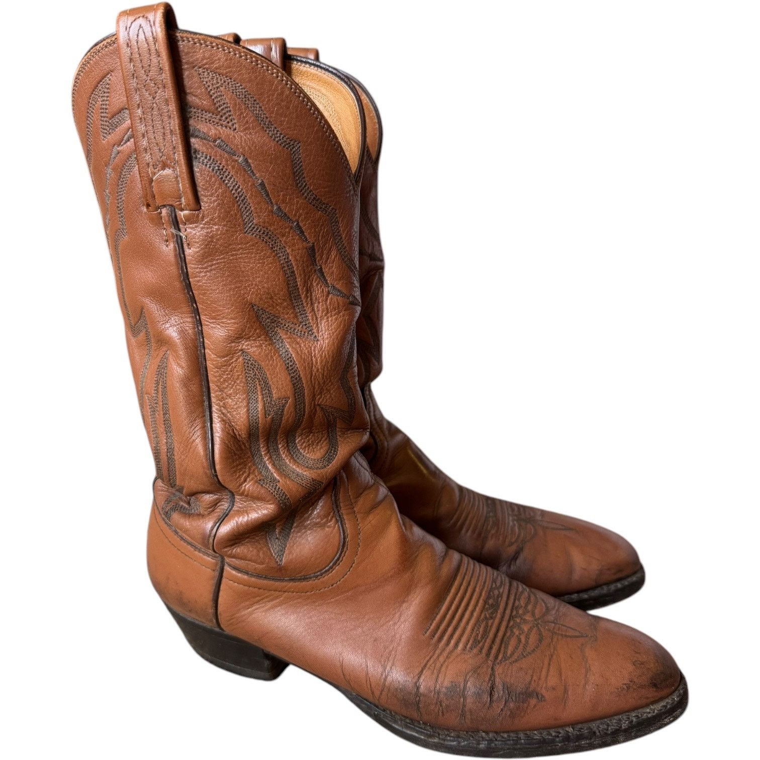 Lucchese Lucchese 2000 Harrison Brown Cowhide Leather Cowboy Boots 9D Size US 9 / EU 42 - 3 Thumbnail