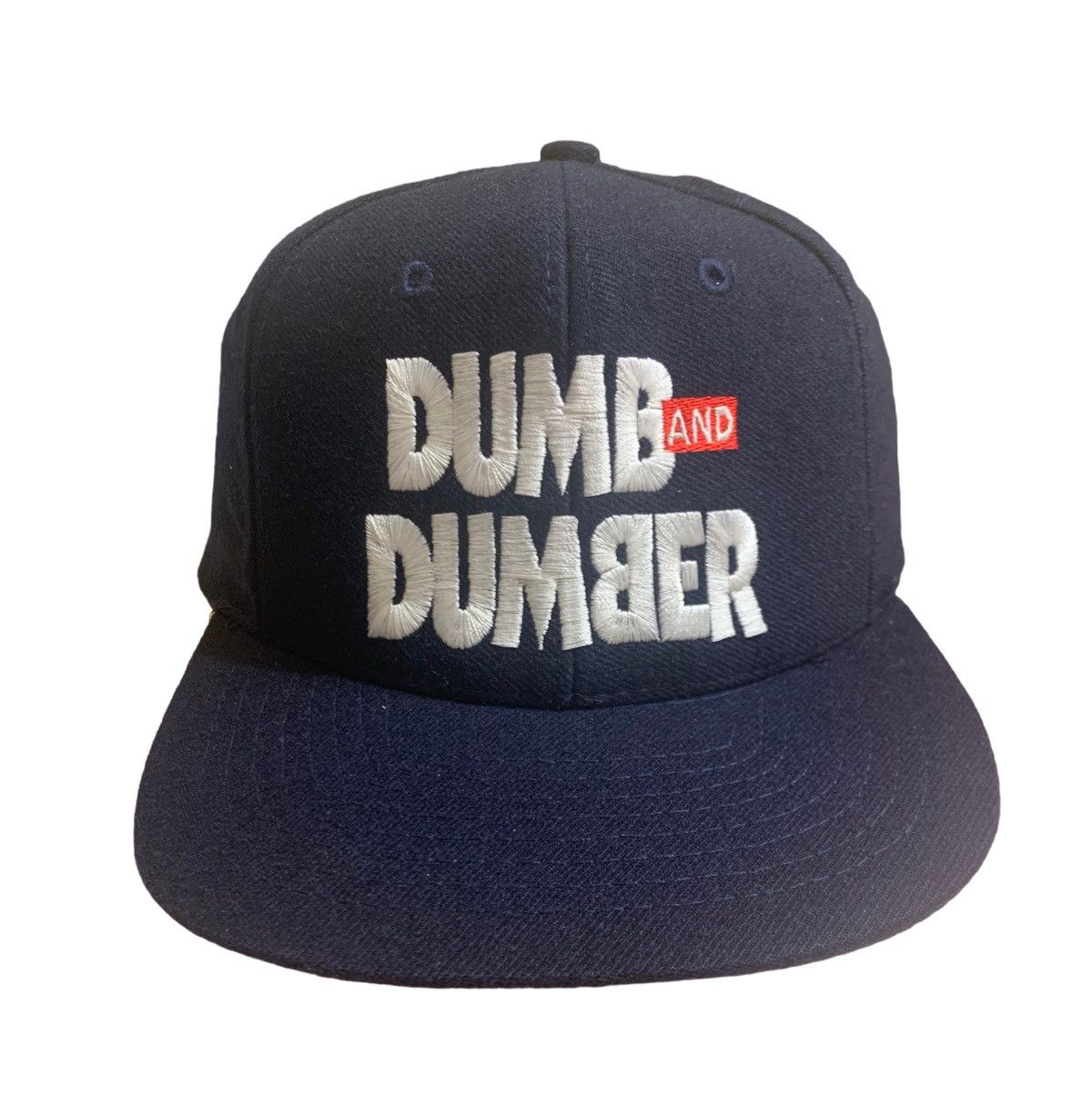 Vintage Dumb And Dumber Movie Promo Snapback Hat Vintage Jim Carrey Size ONE SIZE - 2 Thumbnail