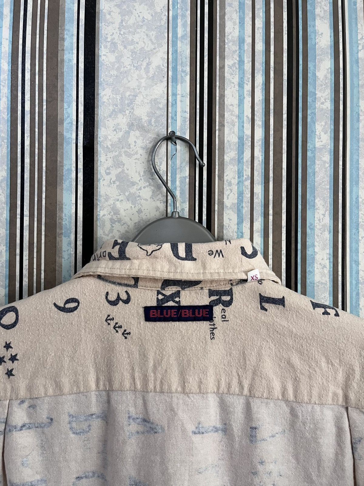 Blue Blue Japan 1990s SAMPLE edition hidden pocket arts #F3 Size US XS / EU 42 / 0 - 10 Thumbnail