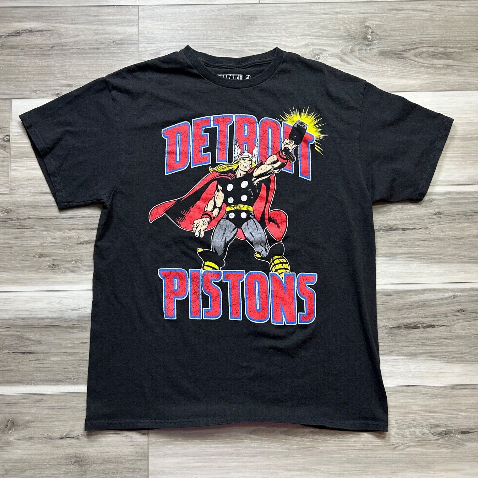 Marvel Comics Detroit Pistons Marvel T Shirt NBA x Marvel Men's Large Size US L / EU 52-54 / 3 - 1 Thumbnail