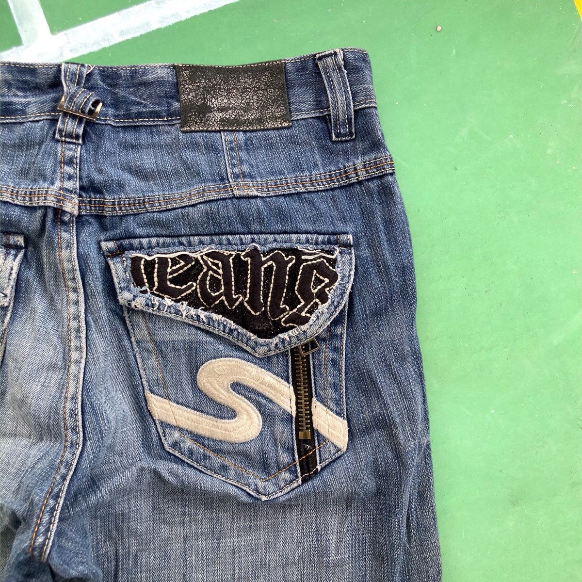 Japanese Brand Big Train Japan Embroidery Pocket Faded Denim Pants Size US 32 / EU 48 - 4 Thumbnail