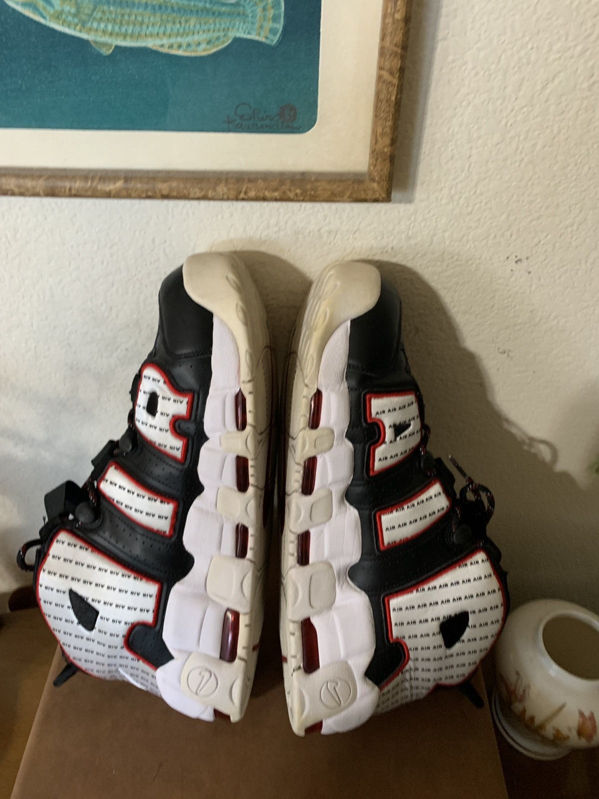 Nike Air More Uptempo Pinstripe Size US 14 / EU 47 - 7 Thumbnail