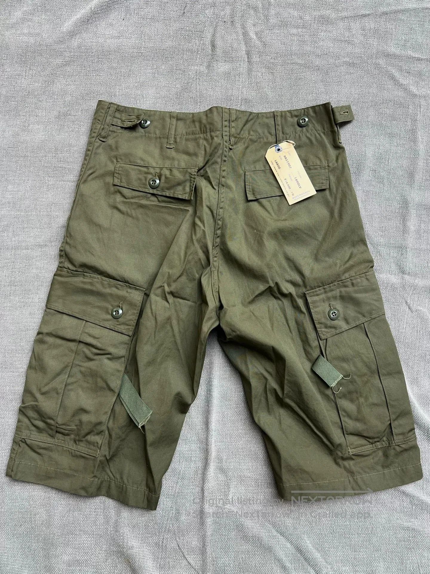 Buzz Rickson's BuzzRicksons Military Shorts Made in Japan. Size US 34 / EU 50 - 4 Thumbnail