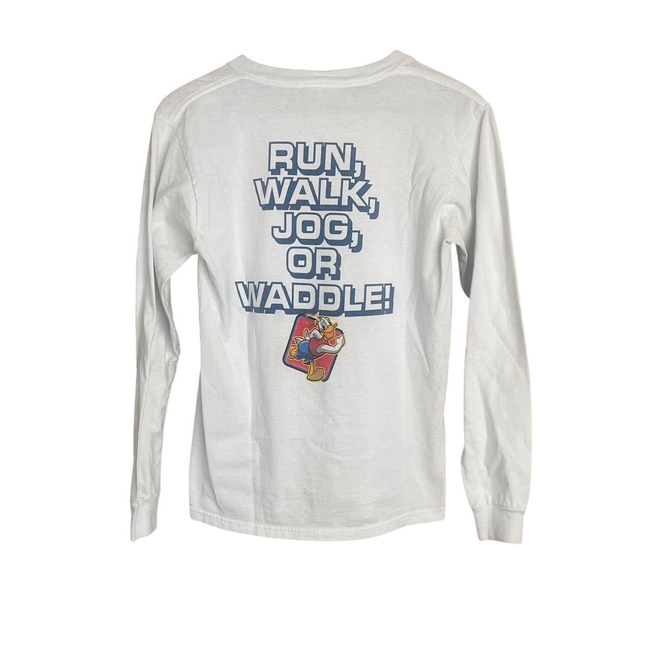 Disney Vintage Y2K Kidcore Disney 2008 Marathon Donald Duck Size US M / EU 48-50 / 2 - 2 Thumbnail