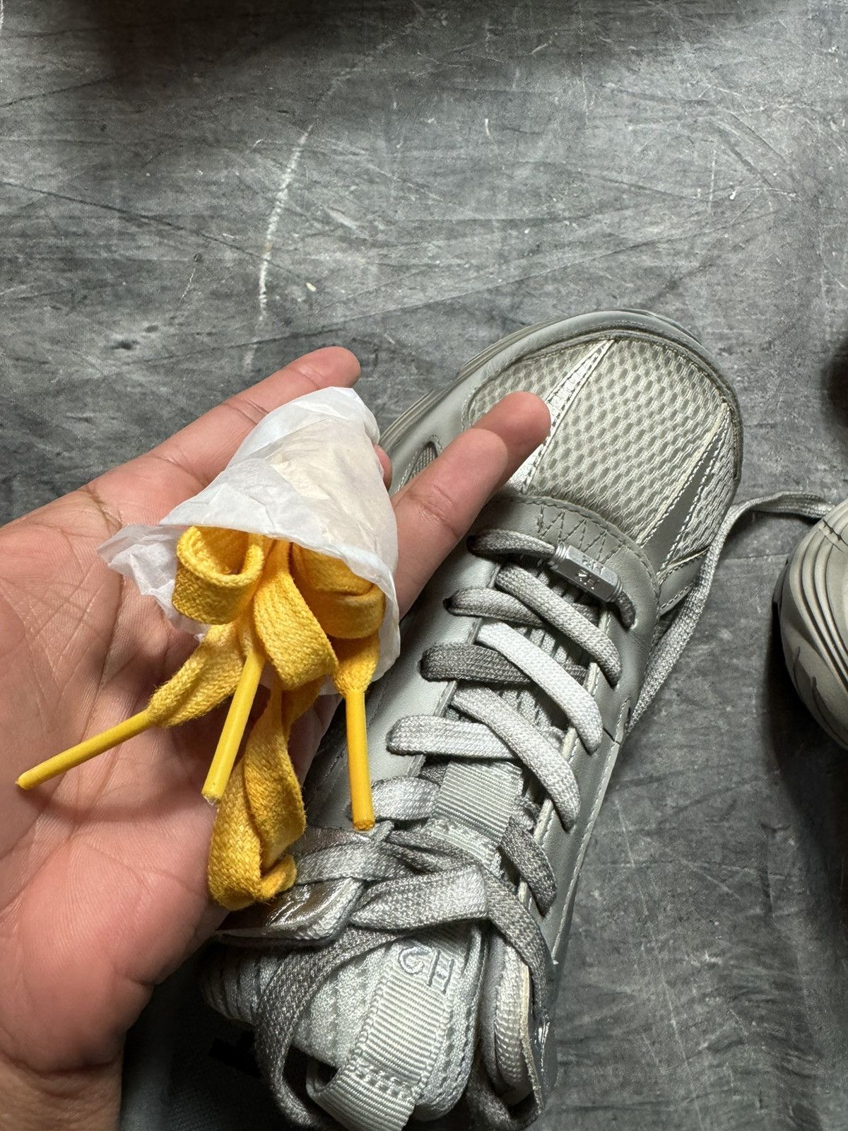 Heron Preston H2 by Heron Preston Chunky Sneakers in Silver Size US 12 / EU 45 - 5 Thumbnail