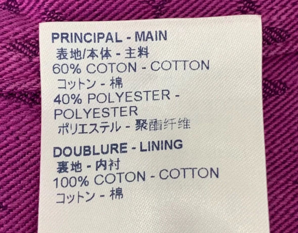 Louis Vuitton Louis Vuitton Lv purple logo with cotton denim jacket Size US M / EU 48-50 / 2 - 7 Thumbnail