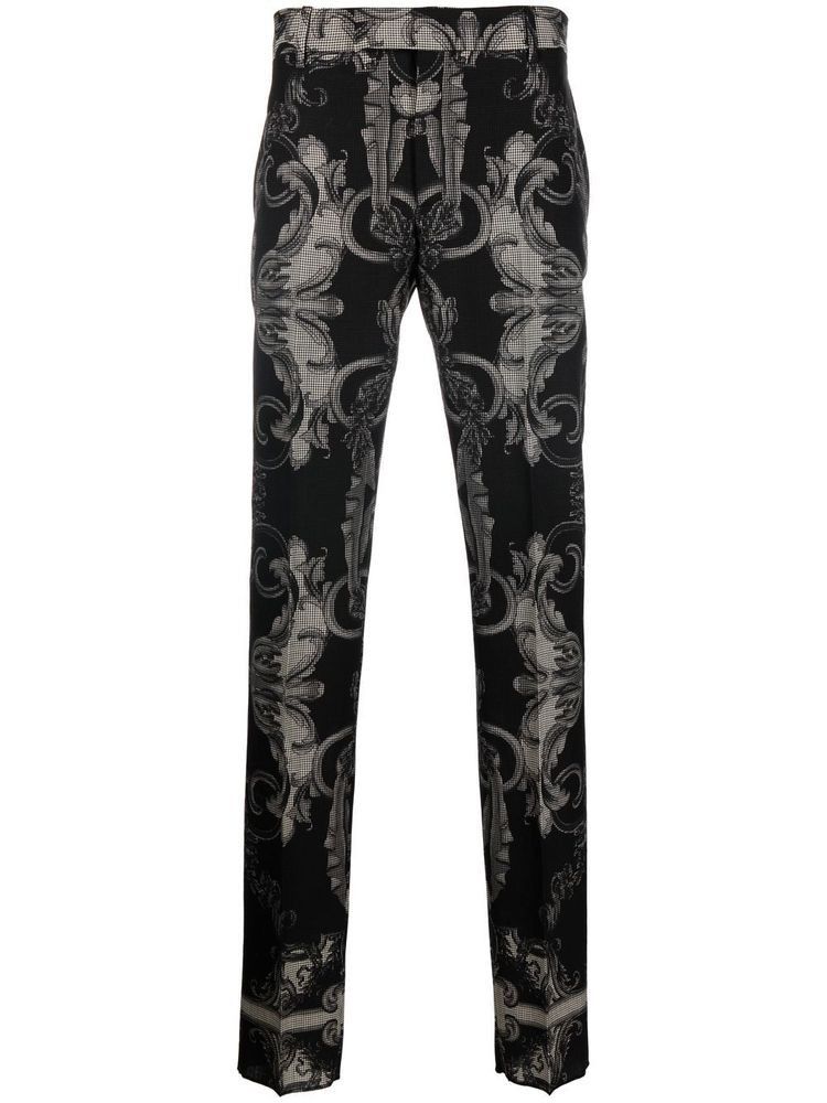 Versace o1y0525 Casual Pant in Black/Silver Size US 36 / EU 52 - 1 Thumbnail
