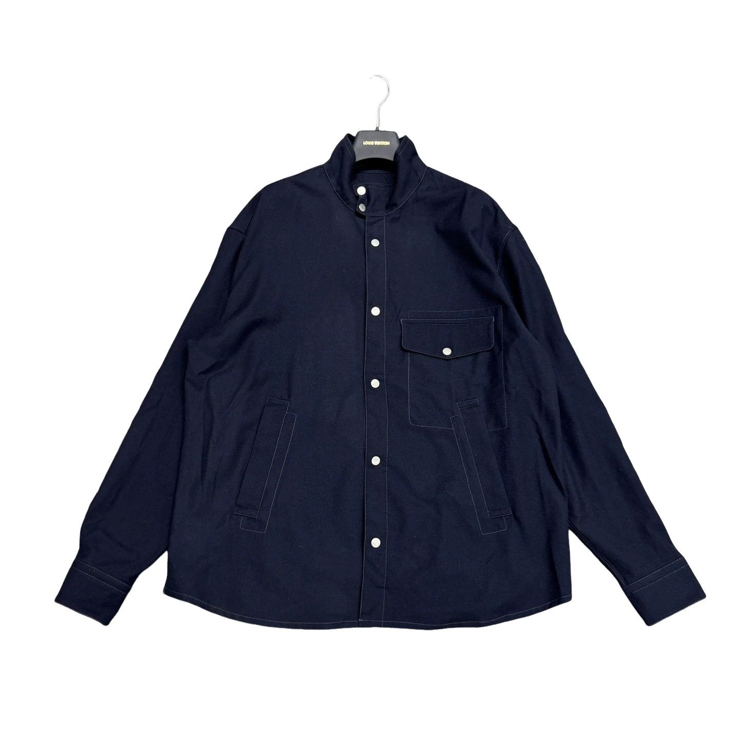 Hermes Hermes Wool Shirt Size M Size US M / EU 48-50 / 2 - 1 Thumbnail