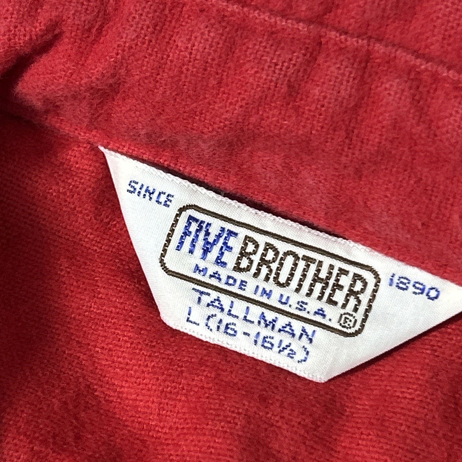 FiveBrother Five Brother Chamois Flannel Button Up Shirt Large Heavy Size US L / EU 52-54 / 3 - 3 Thumbnail