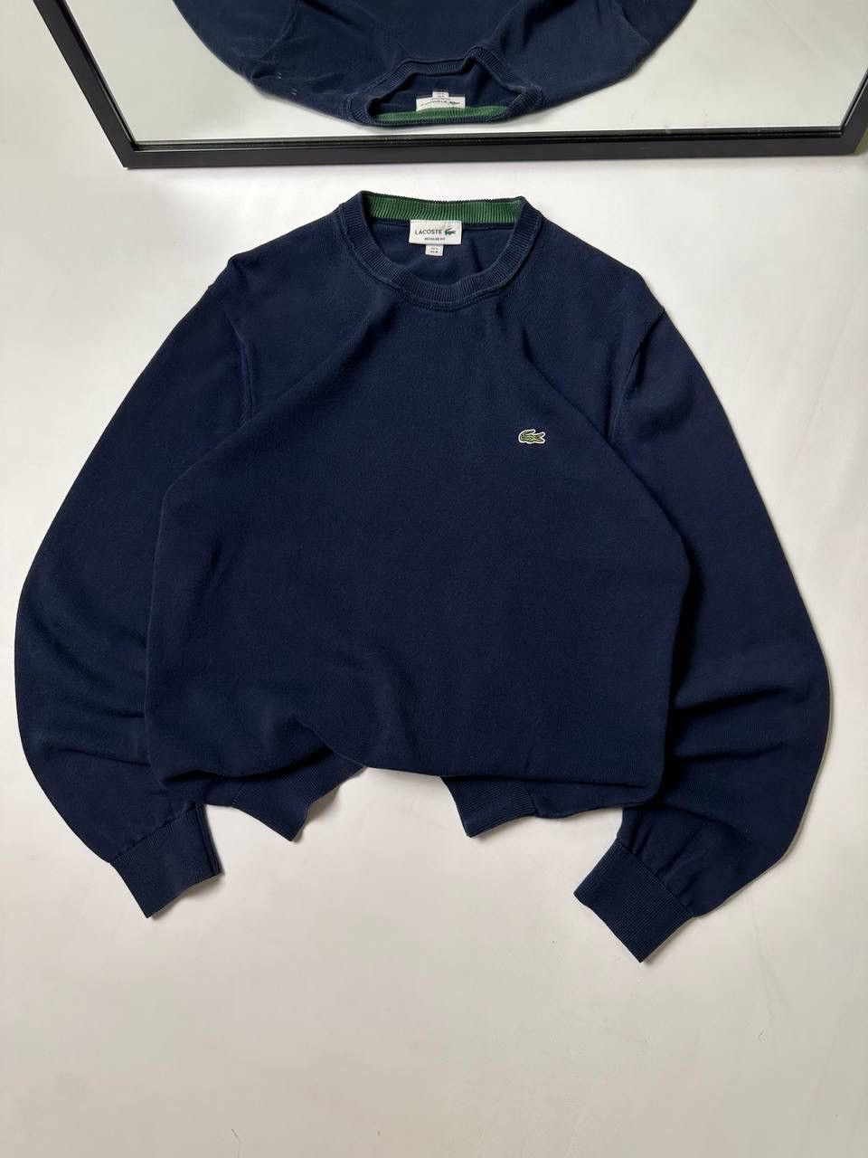 Lacoste Lacoste Classic Oldmoney Knite Sweater Navy Size US M / EU 48-50 / 2 - 1 Thumbnail