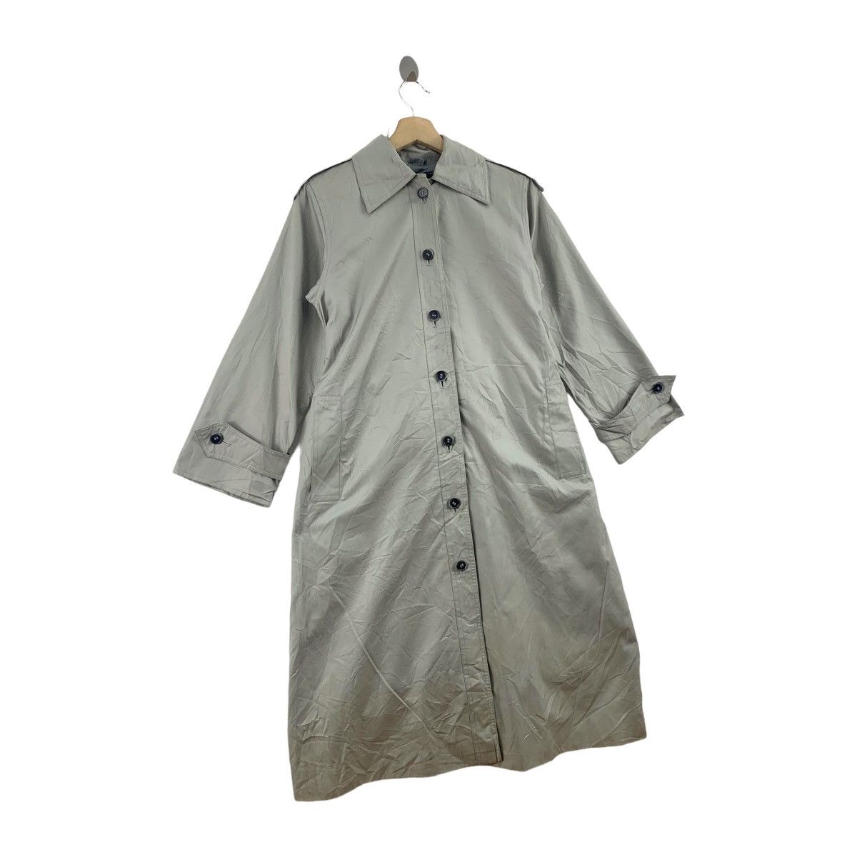 Yves Saint Laurent Vintage YVES SAINT LAURENT Ysl Designer Trench Coat Jacket Size US L / EU 52-54 / 3 - 4 Thumbnail
