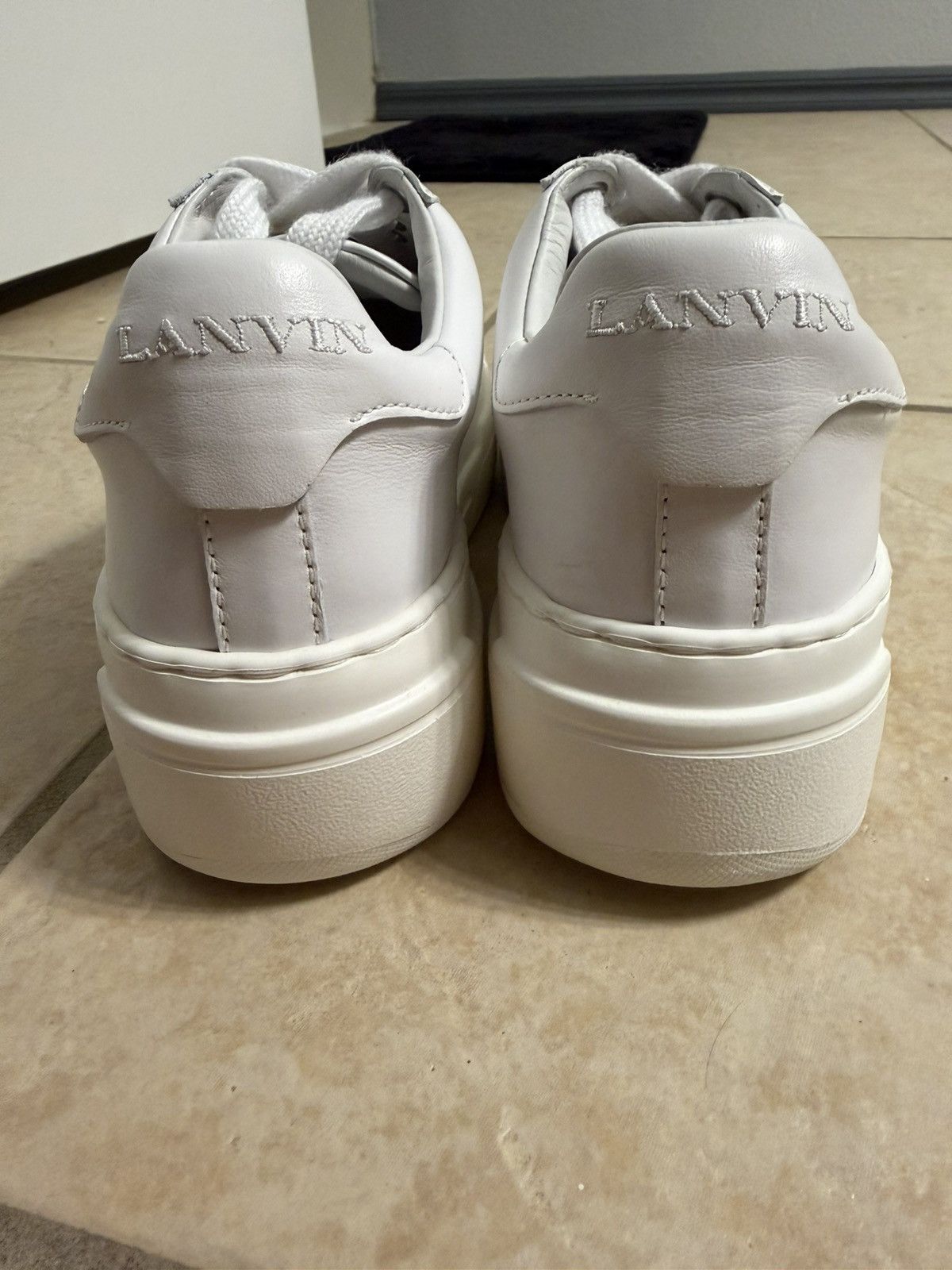 Lanvin Lambin DDB0 Platform Sneakers Size US 5 / IT 35 - 3 Thumbnail