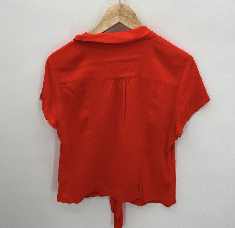 Anthropologie Anthropologie “Maeve” Collared Button Down Tie-Waist Blouse Size L / US 10 / IT 46 - 7 Thumbnail