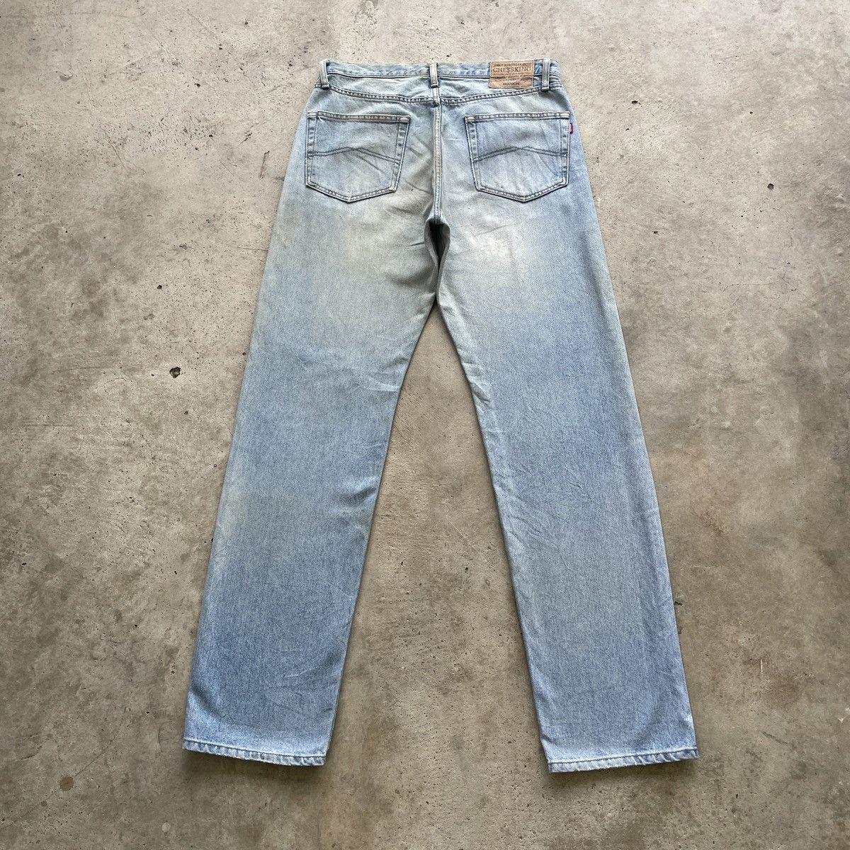 Japanese Brand Vintage Bobson Japan Jeans Faded Distressed Denim Pants W33 Size US 33 - 11 Thumbnail