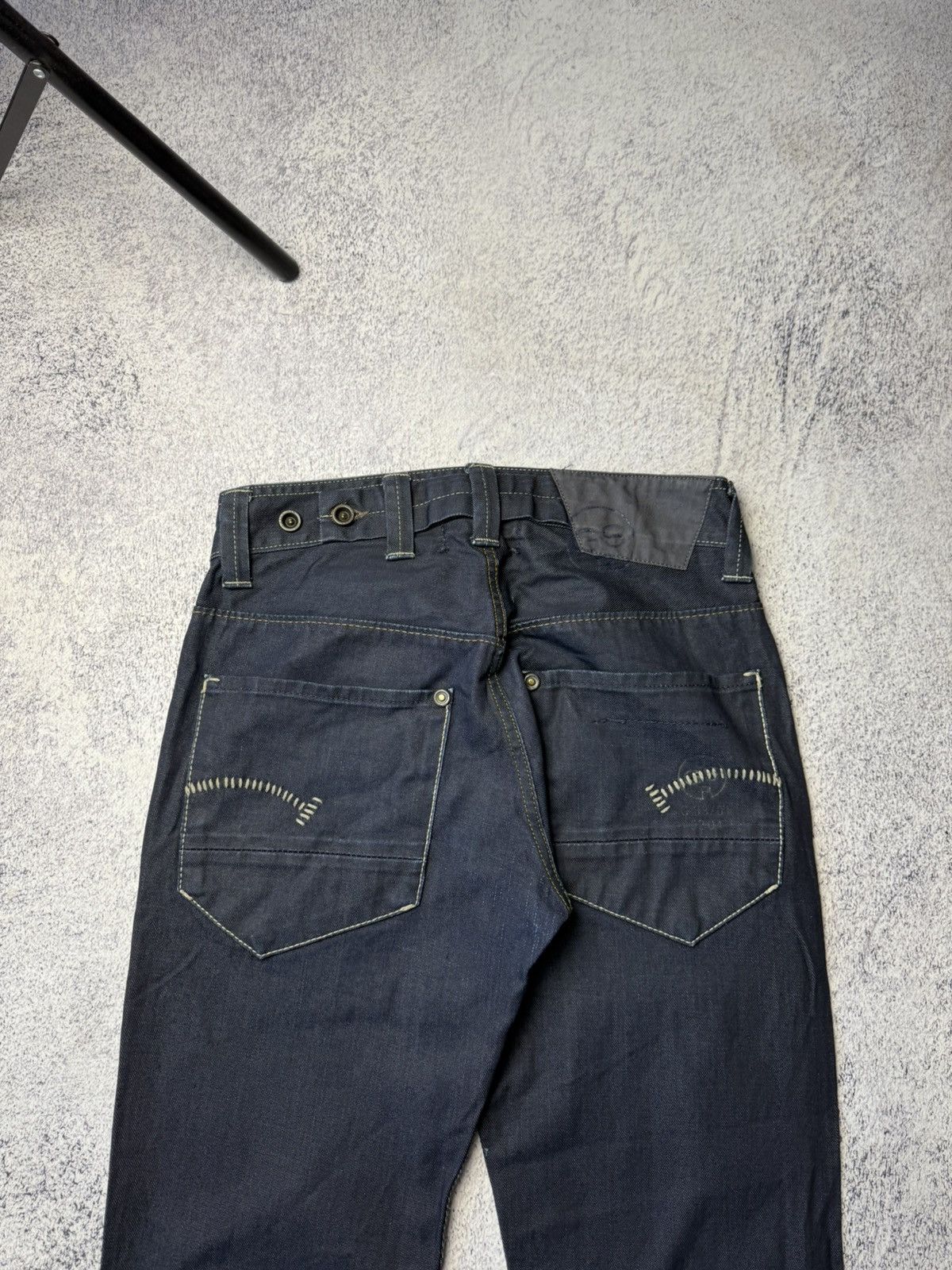 G-Star Vintage G Star Raw Denim Streetwear Jeans Japanese Y2K 30 Size US 31 - 14 Thumbnail
