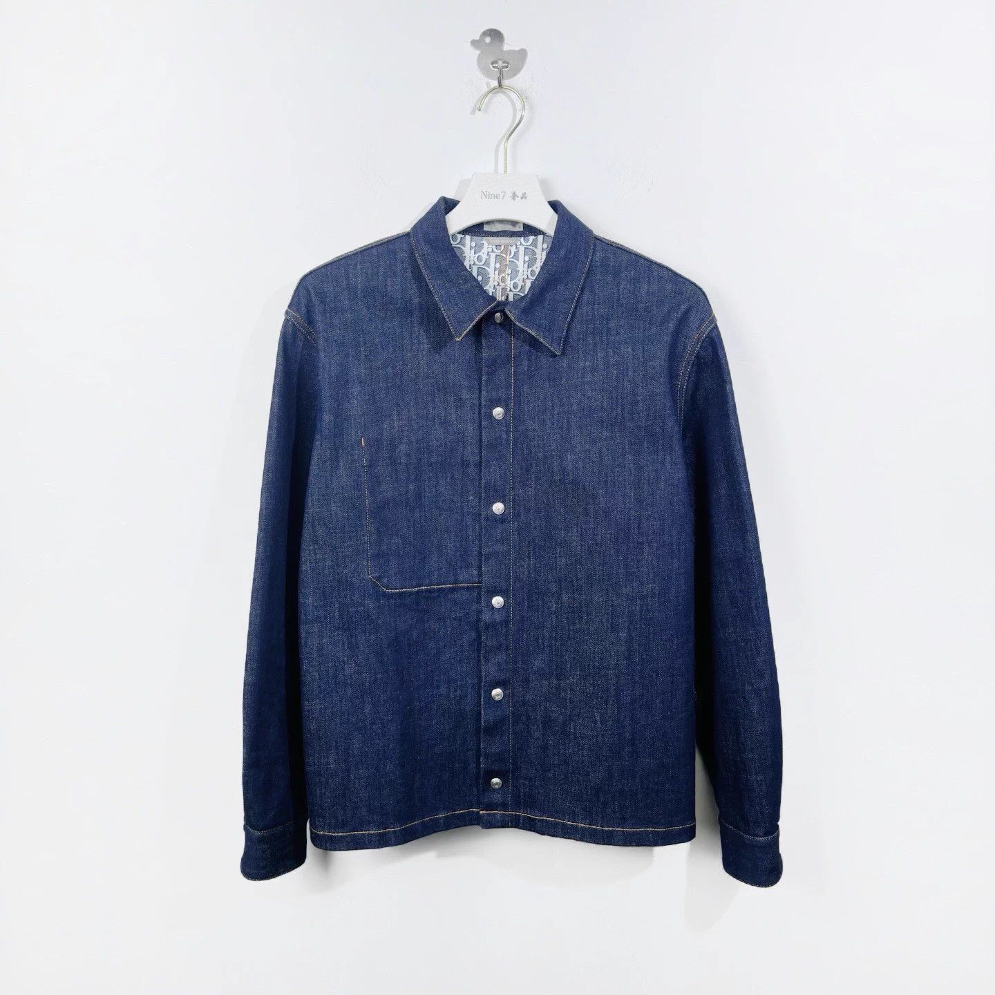 Dior Dior Oblique Logo Denim Jacket 46 Size US S / EU 44-46 / 1 - 1 Thumbnail
