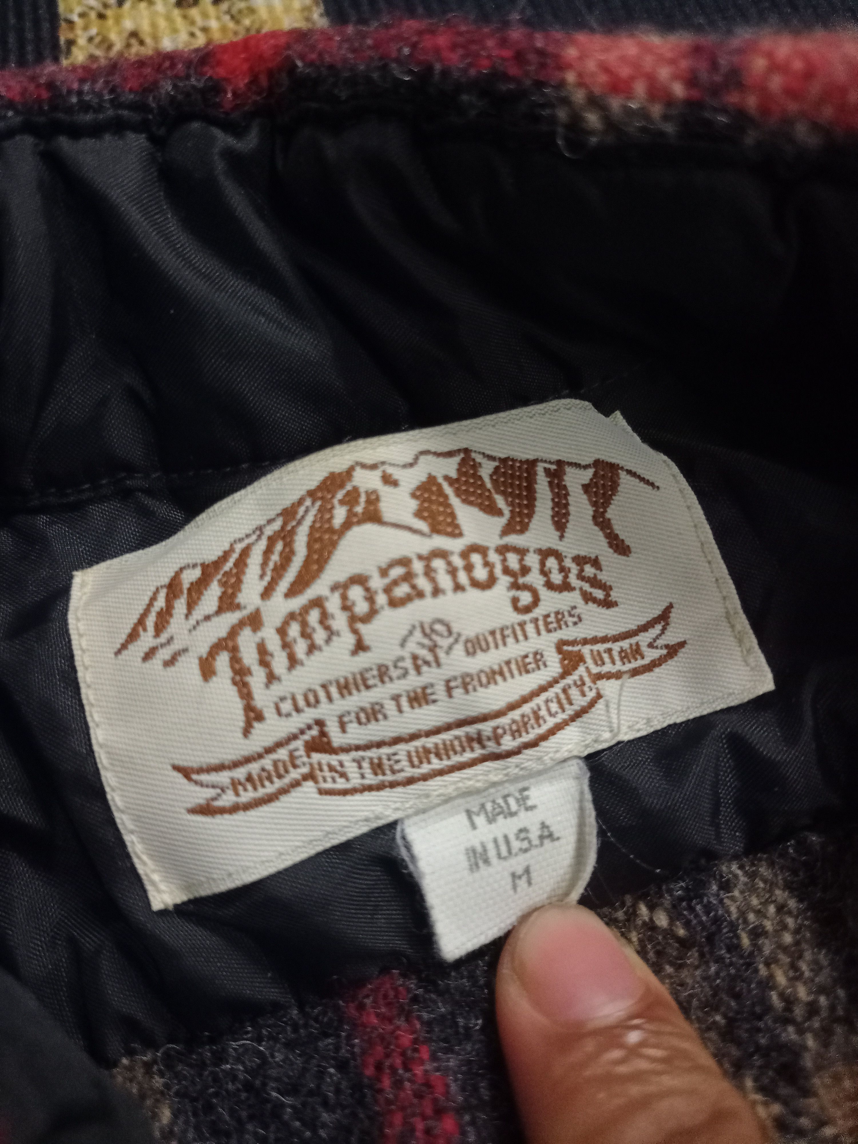 Other VINTAGE 🔥 TIMPANOGOS BUTTON WOOL SHIRT Size US M / EU 48-50 / 2 - 4 Thumbnail