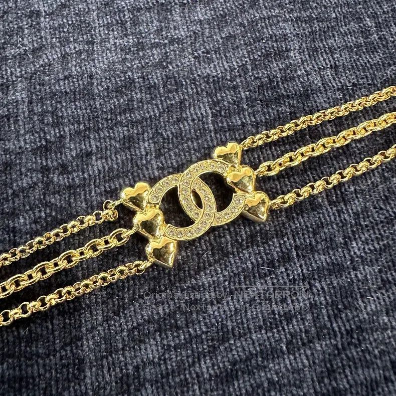 Chanel Chanel 23p love double c three-layer necklace Size ONE SIZE - 2 Thumbnail