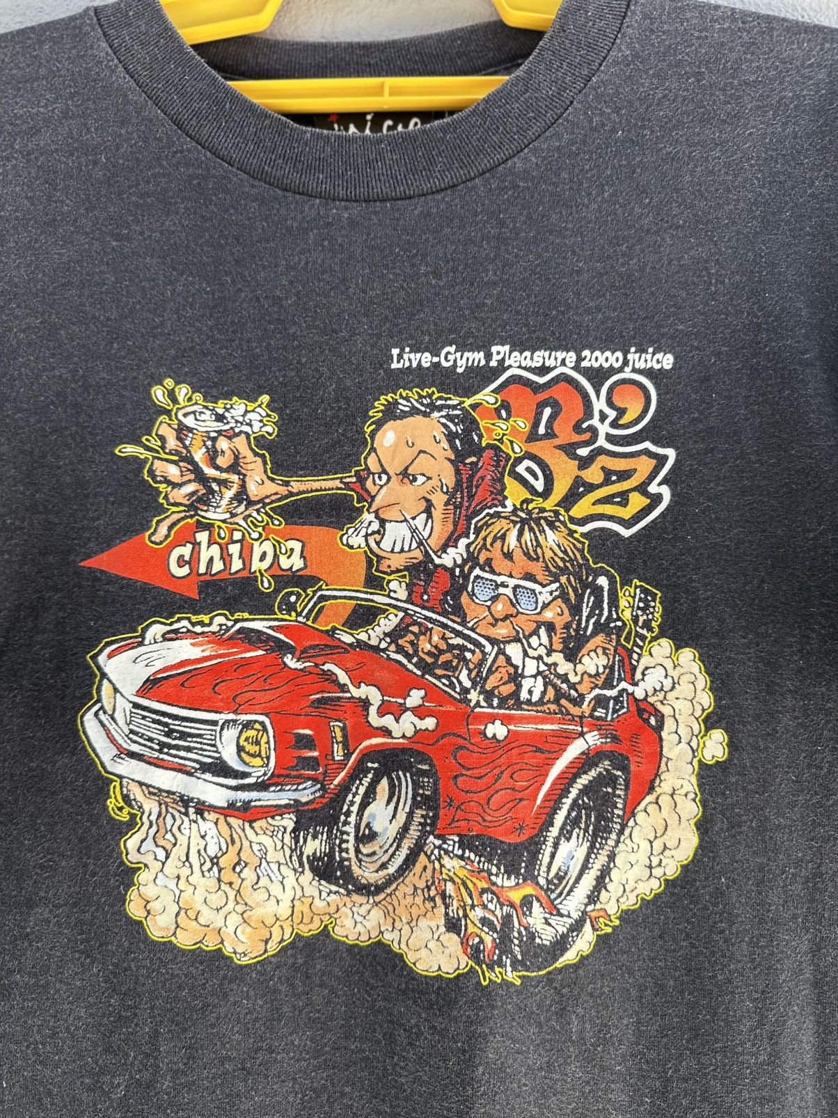 Band Tees thrashed Vintage Maximum Rock Live Gym Pleasure Juice Tee Size US M / EU 48-50 / 2 - 2 Thumbnail
